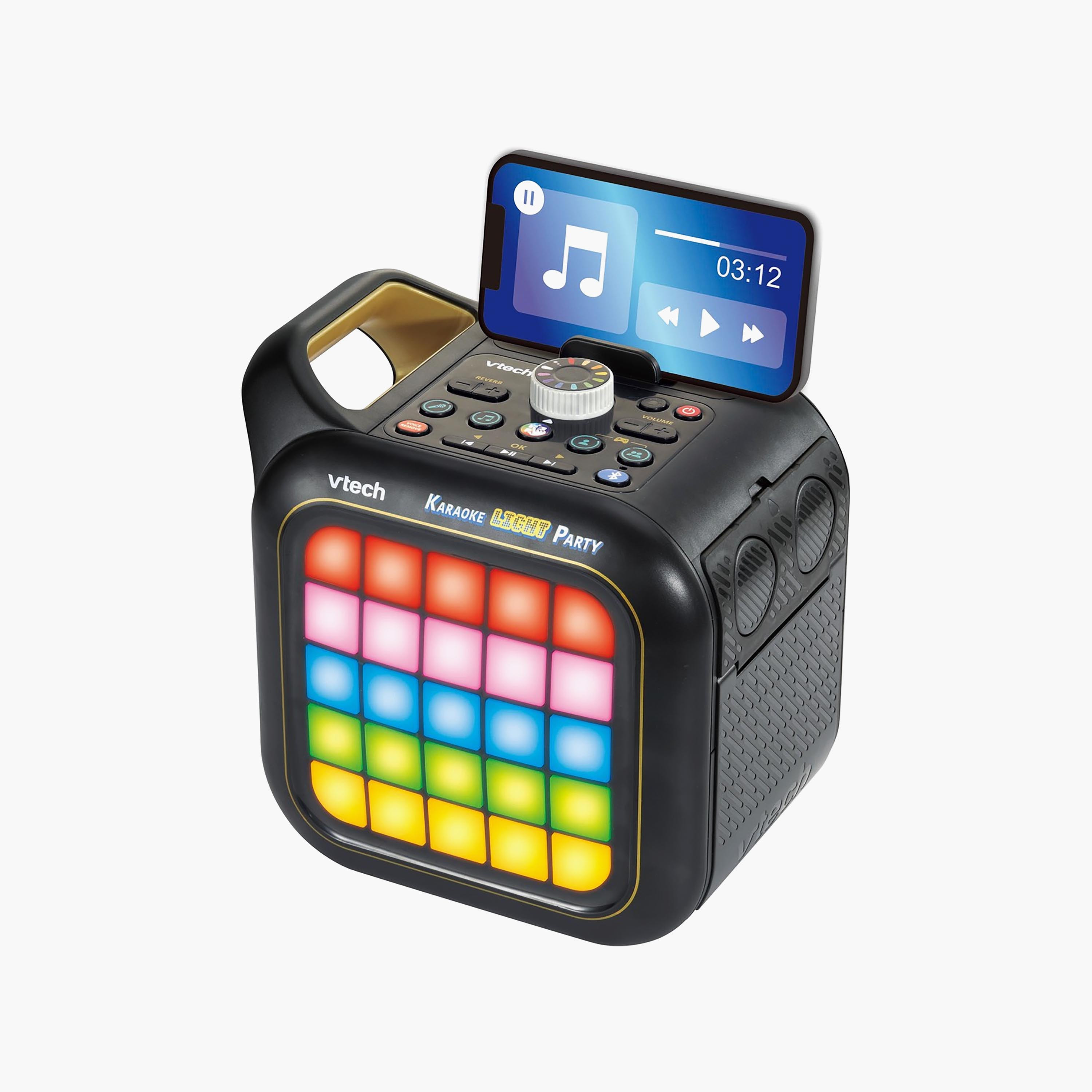 Vtech Karaoke Light Party Portable Bluetooth Speaker with Wireless Microphones-electronics-speakers-image-2