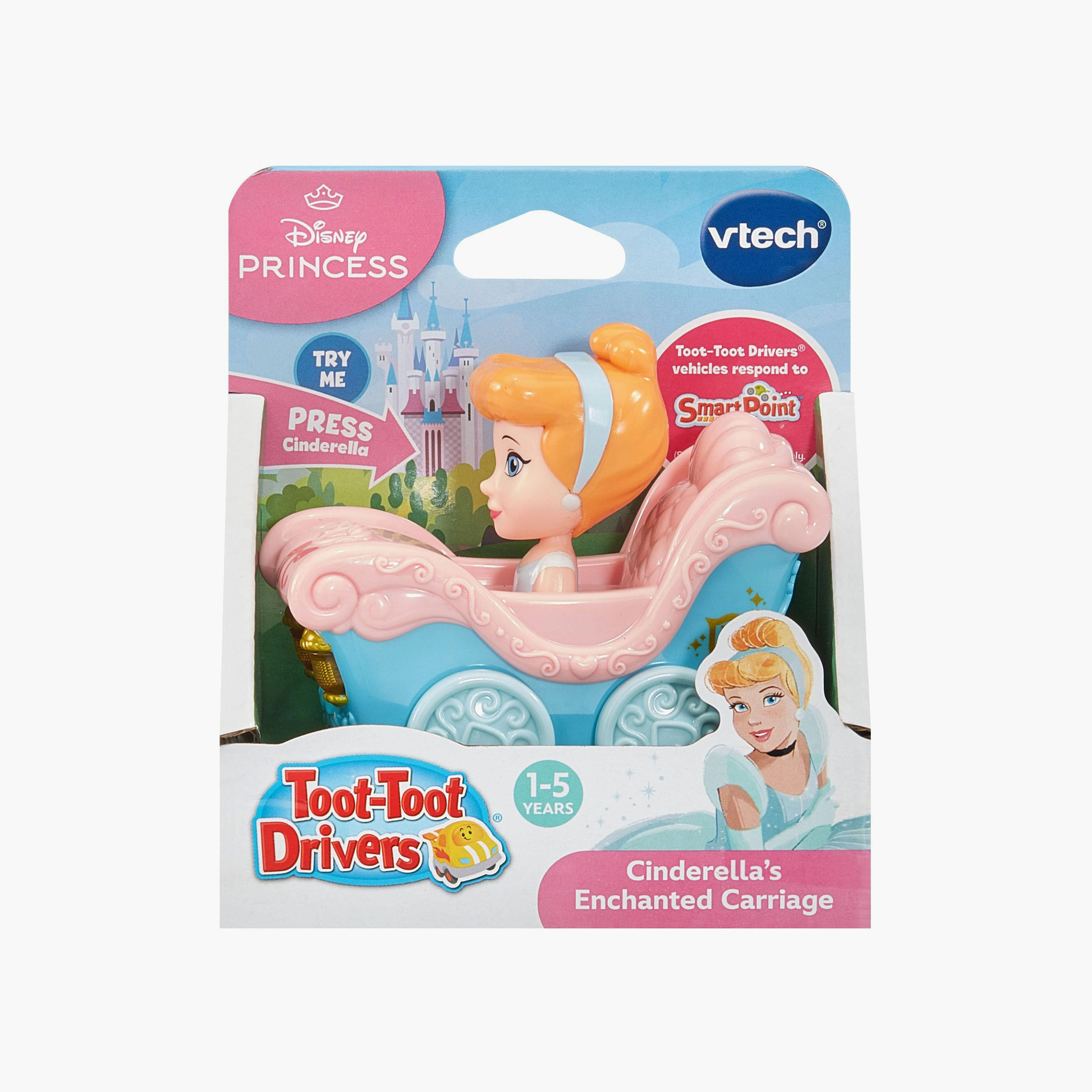 Vtech Disney Toot-Toot Drivers Cinderella's Enchanted Carriage Playset-toys-playvehicles-vehicleplaysets-image-5