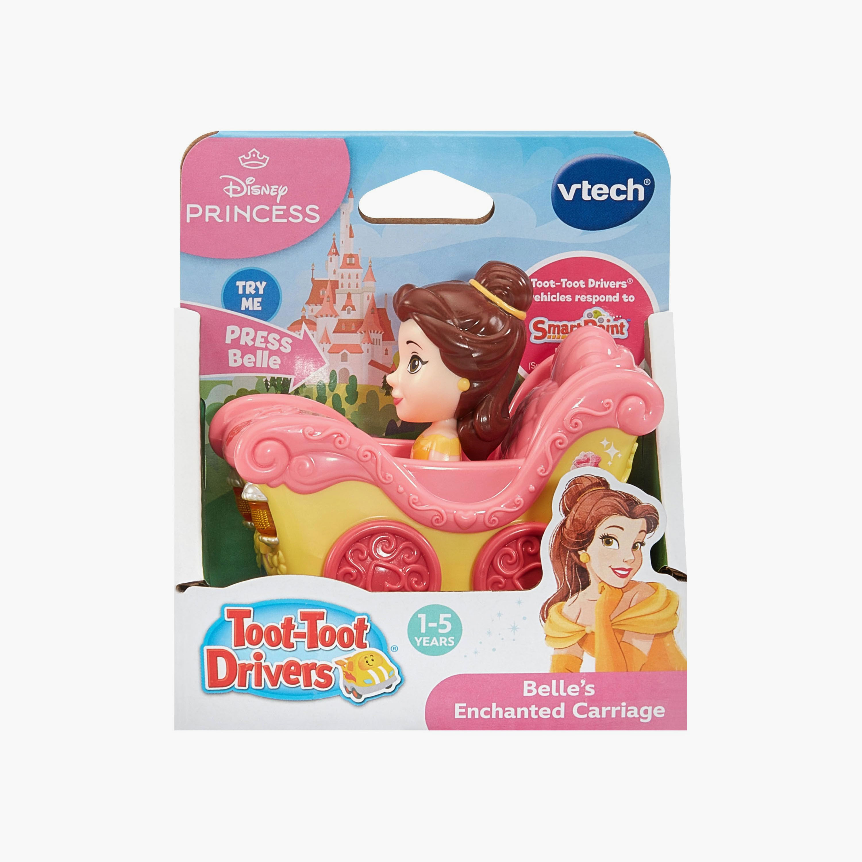 Vtech Disney Toot-Toot Drivers Belle's Enchanted Carriage Playset-toys-playvehicles-vehicleplaysets-image-5