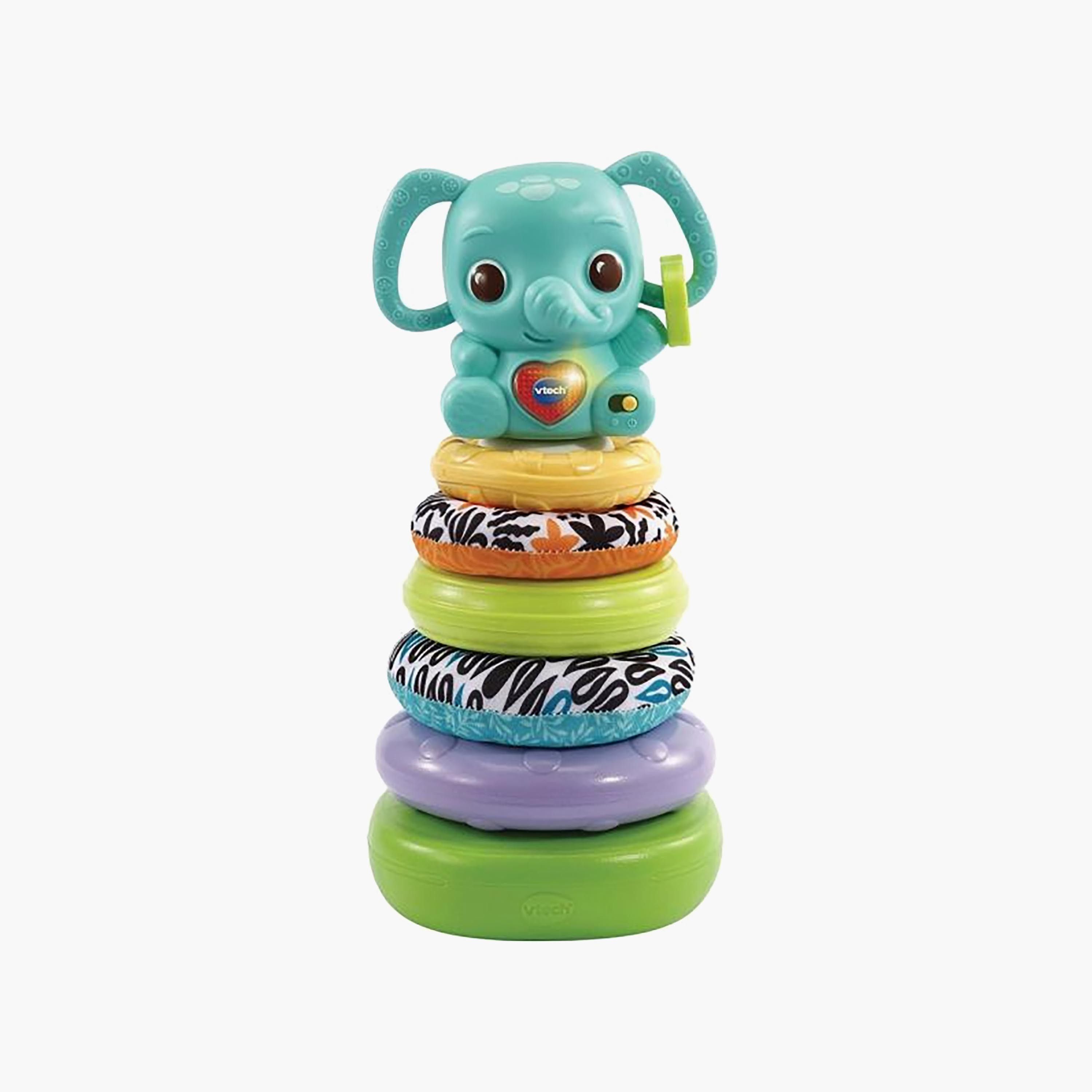 Vtech Link Elephant Stacking Rattle Toy Set-toys-babyandtoddlertoys-stackingandnestingtoys-image-1
