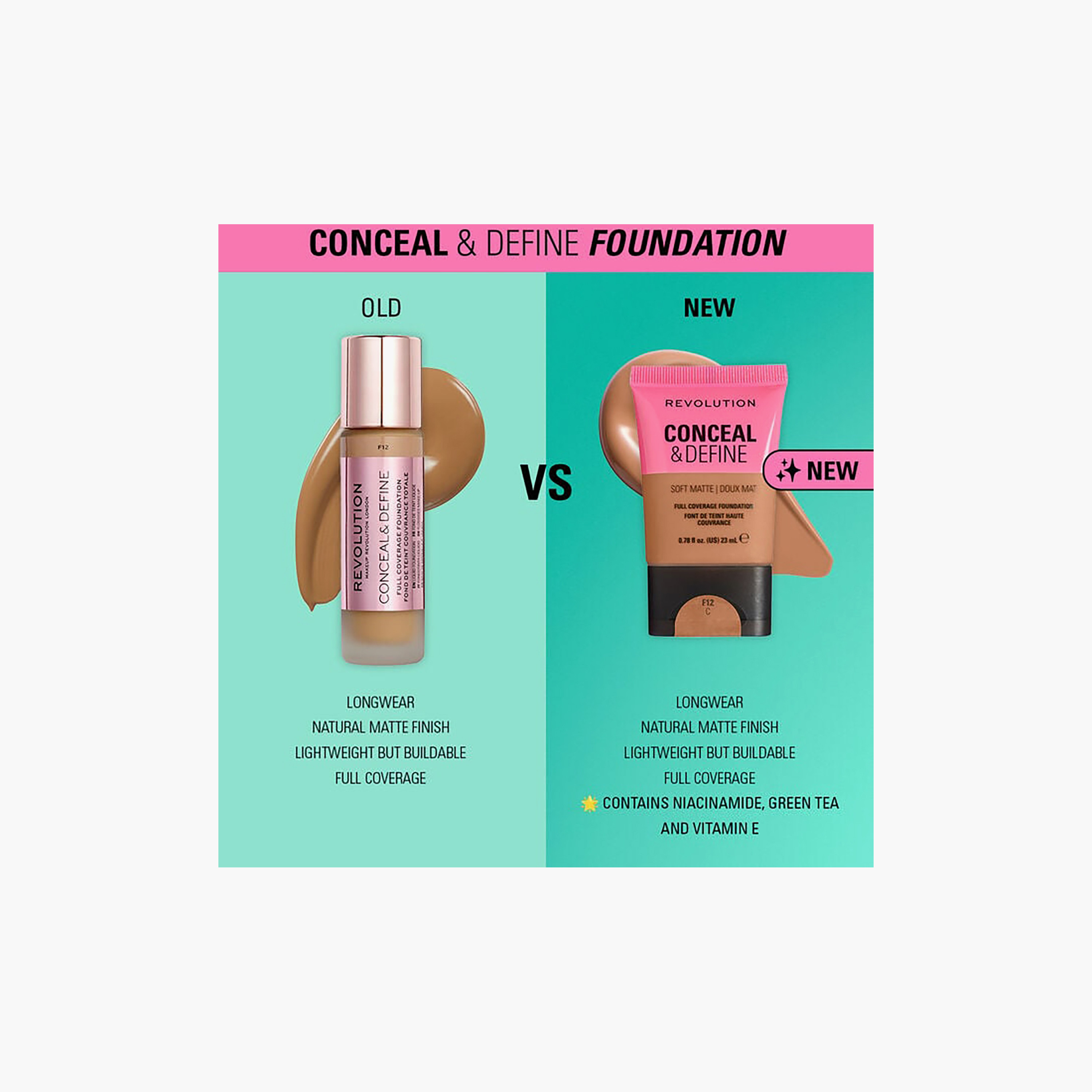 كريم أساس ميك أب ريفوليوشن كونسيل آند ديفاين سوفت مات تيوب - 23 غرام-beautyandpersonalcare-makeup-face-foundations-image-5