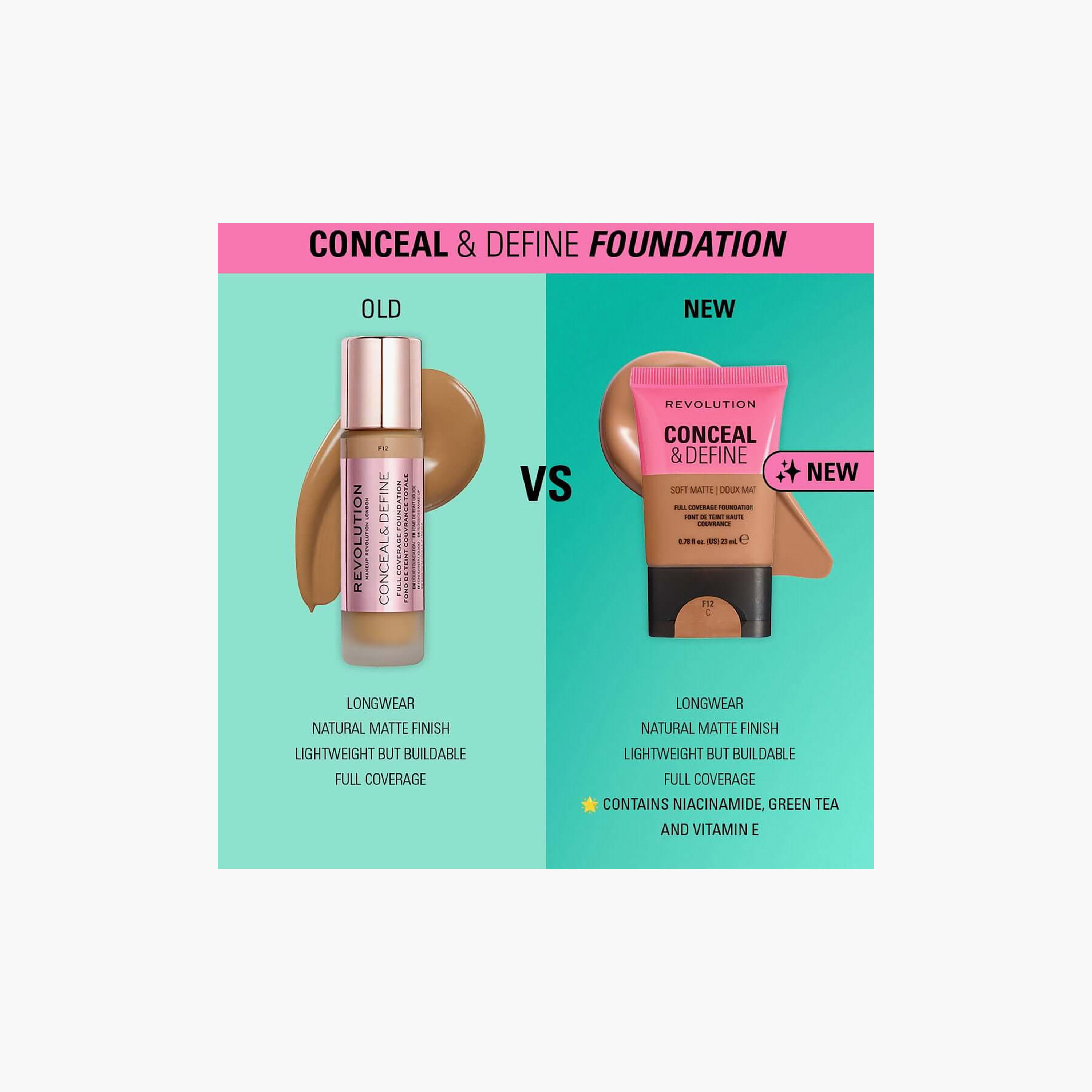 كريم أساس ميك أب ريفوليوشن كونسيل آند ديفاين سوفت مات تيوب - 23 غرام-beautyandpersonalcare-makeup-face-foundations-image-8