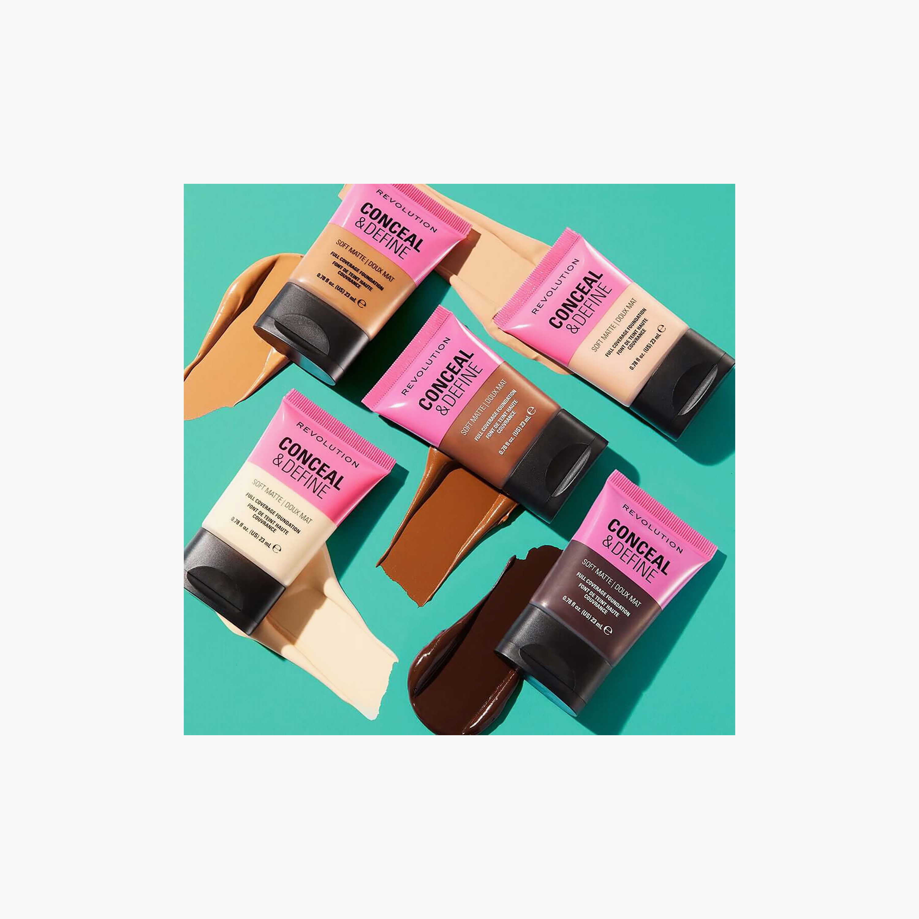 كريم أساس ميك أب ريفوليوشن كونسيل آند ديفاين سوفت مات تيوب - 23 غرام-beautyandpersonalcare-makeup-face-foundations-image-10