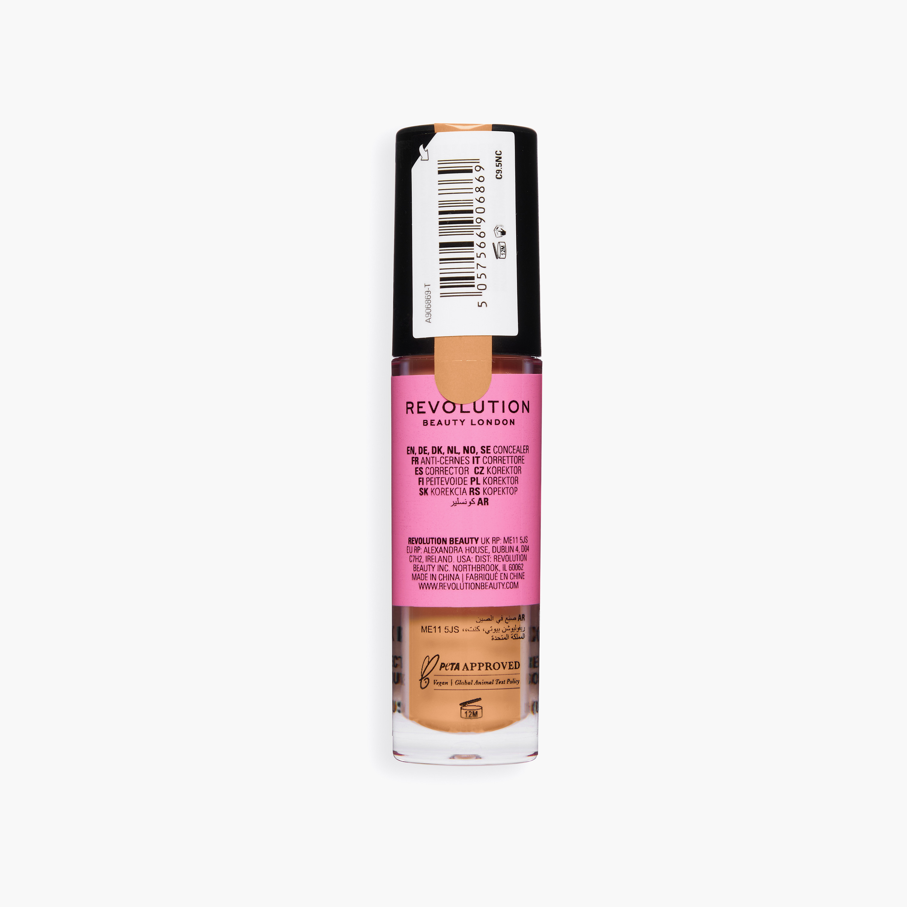 Makeup Revolution Conceal & Define Full Coverage Concealer - 4gm-beautyandpersonalcare-makeup-face-concealers-image-4