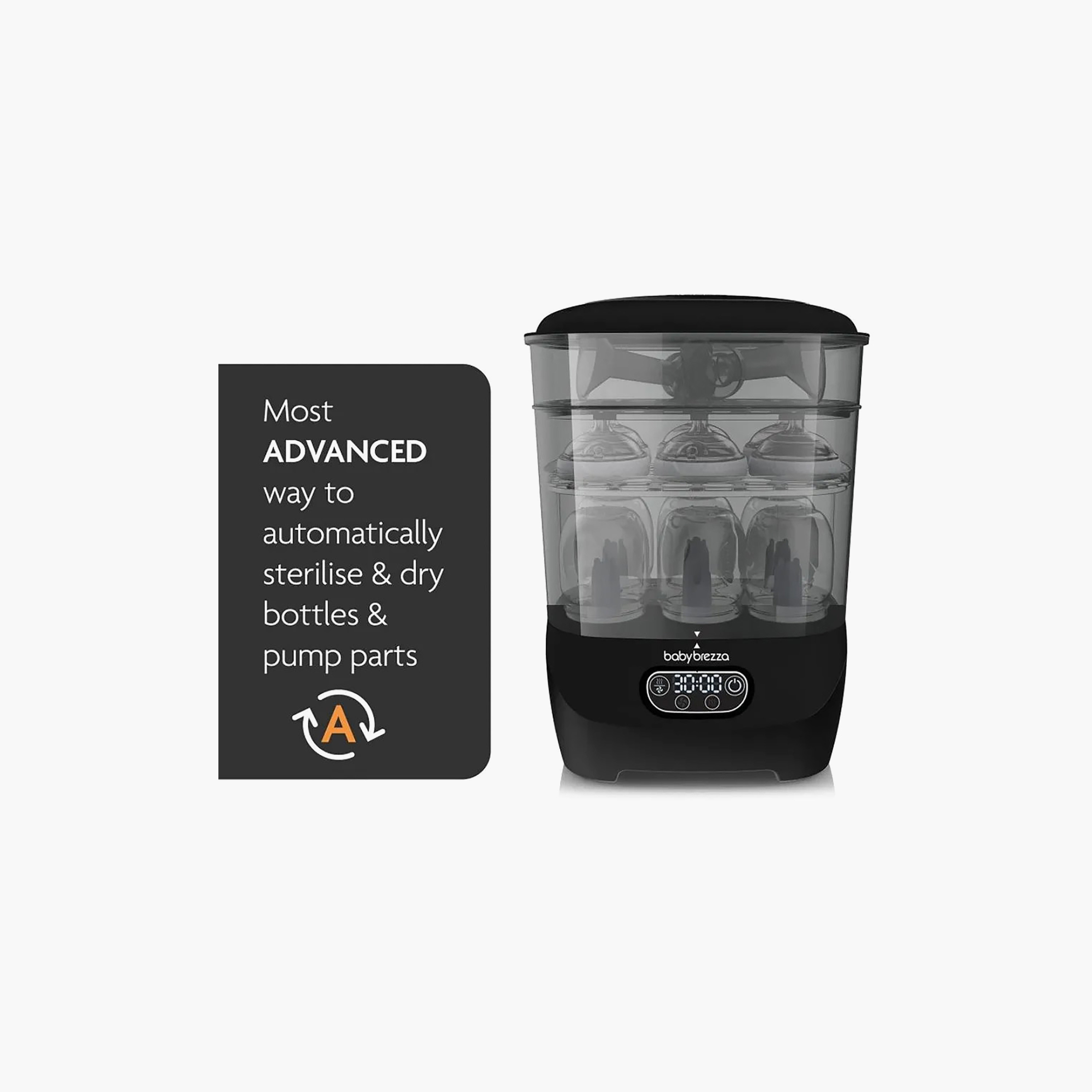 Baby Brezza Sterilizer with LCD Control Panel-baby-feeding-sterilizersandwarmers-image-4