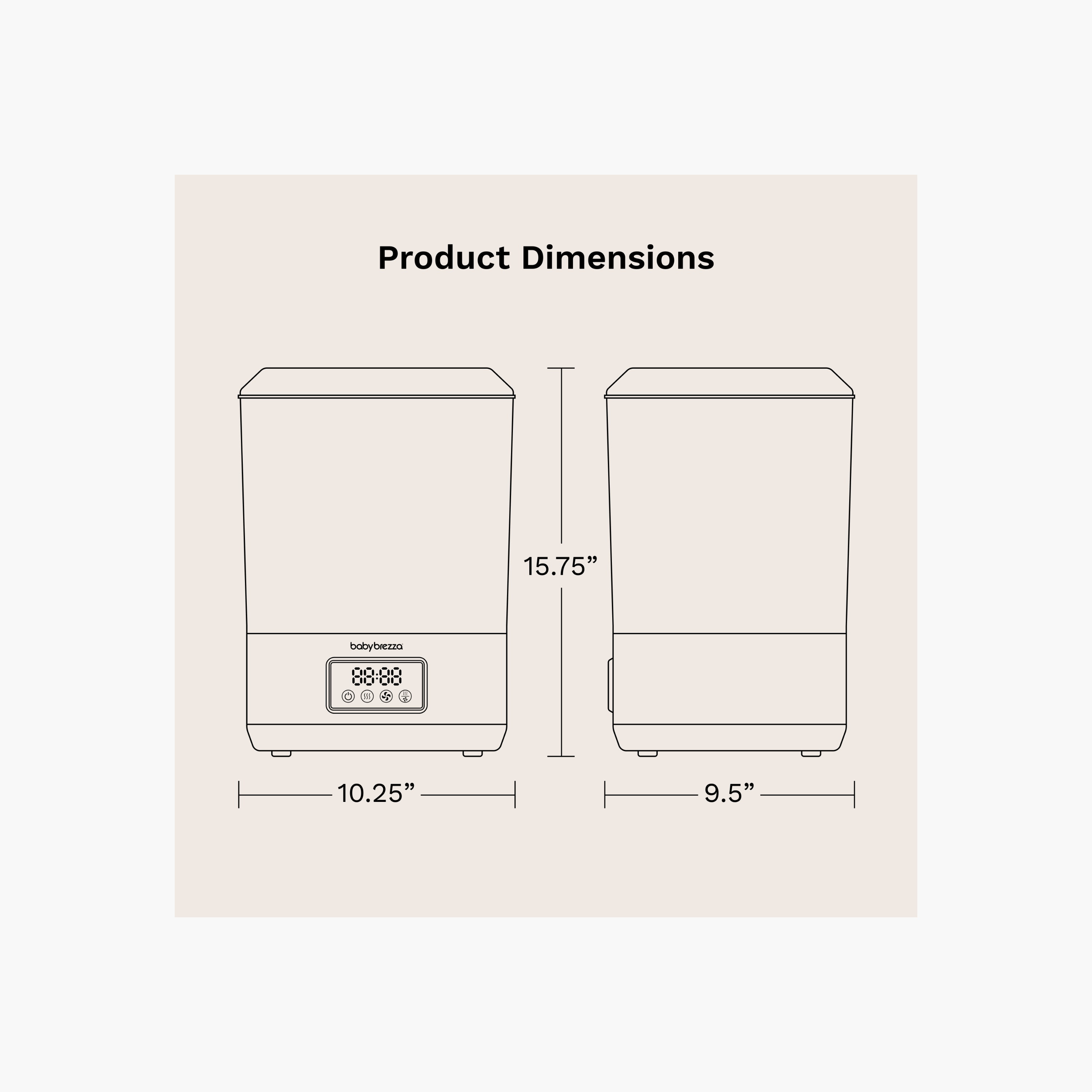 Baby Brezza SuperQuick Baby Sterilizer with Dryer, 8 Bottles-PROMO_BS_AE_EXCLUSION_100626-image-13