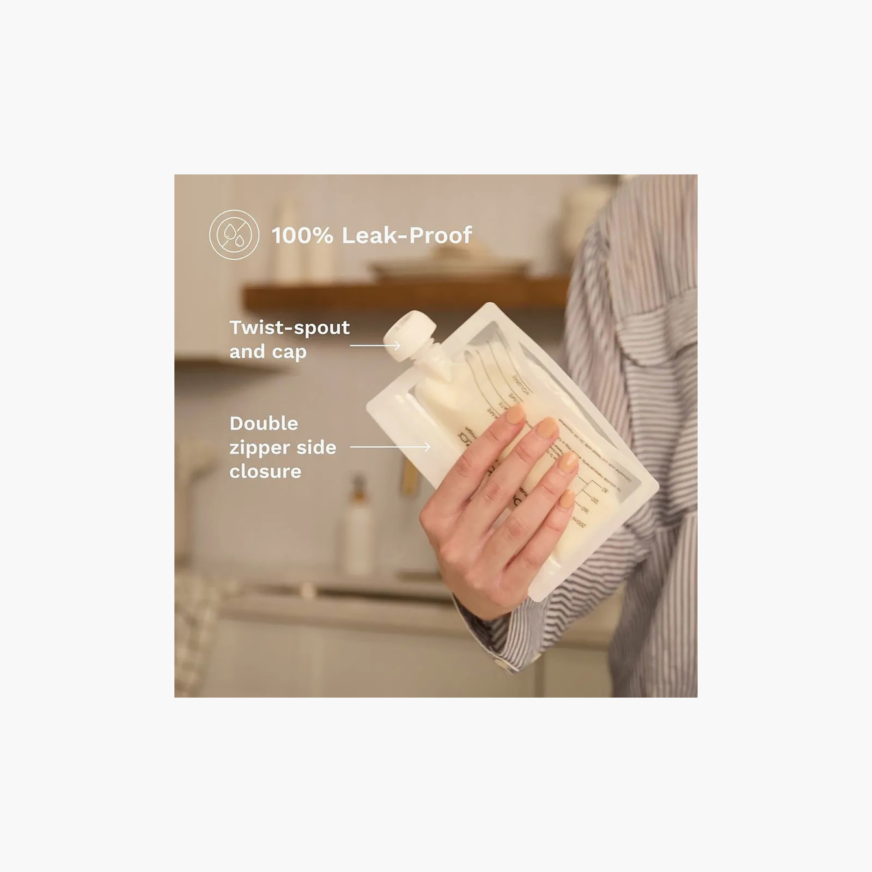 Pack of 10 Baby Brezza Reusable Milk Storage Bag with Funnel-baby-feeding-breastfeedingandcare-image-3