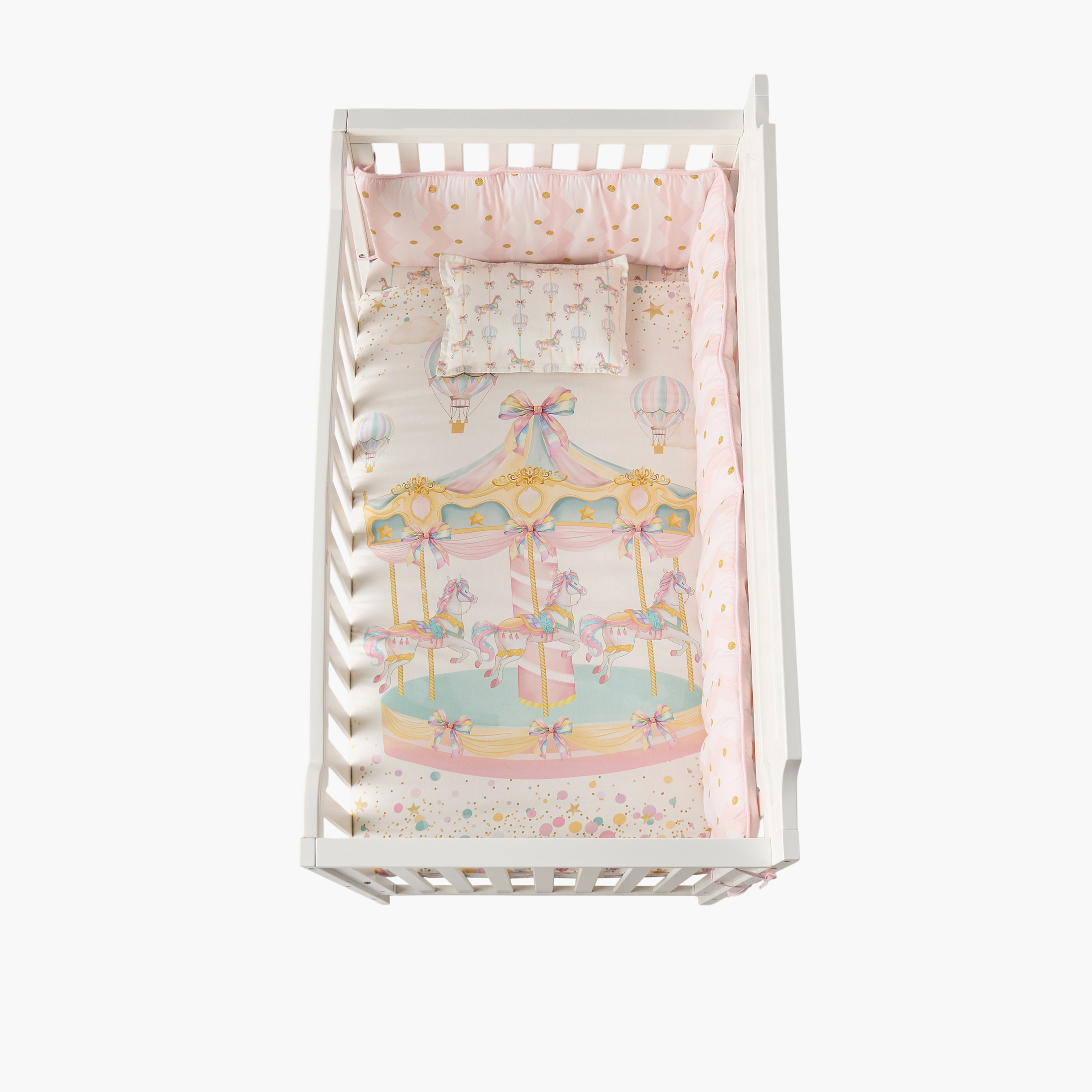 طقم مفروشات سرير أطفال قطن 4 قطع من جونيورز - 90x130 سم-baby-nursery-babybedding-image-14