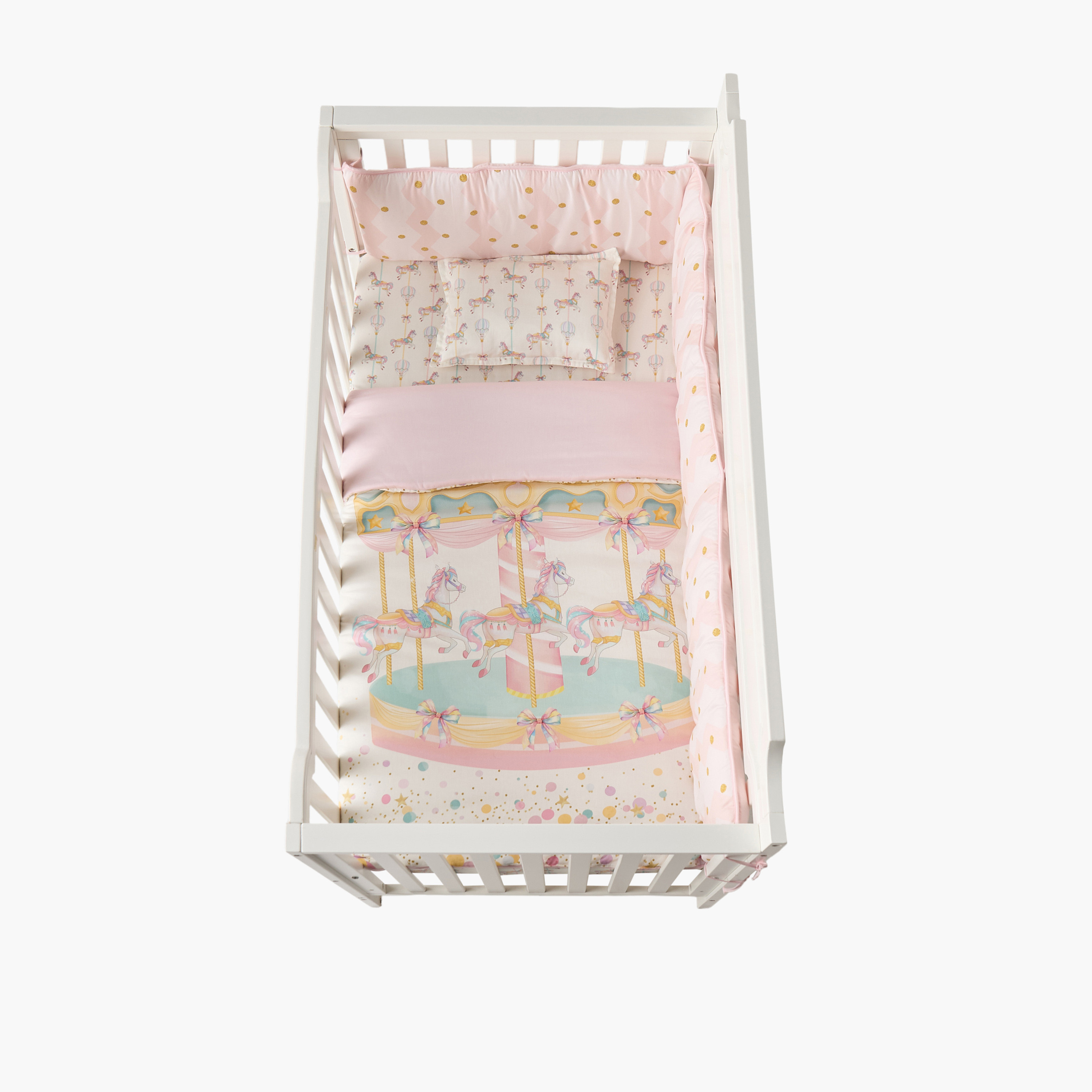 طقم مفروشات سرير أطفال قطن 4 قطع من جونيورز - 90x130 سم-baby-nursery-babybedding-image-15
