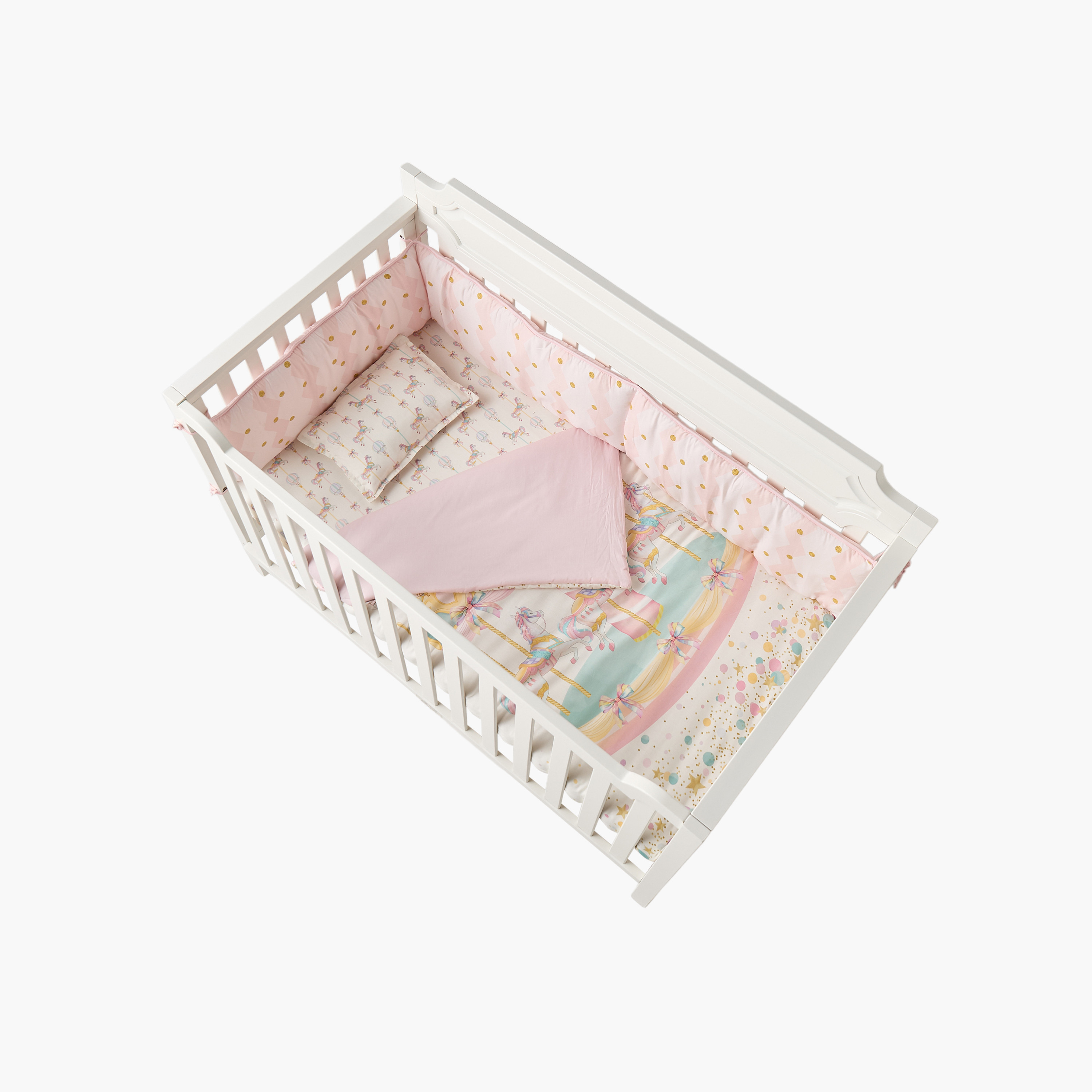 طقم مفروشات سرير أطفال قطن 4 قطع من جونيورز - 90x130 سم-baby-nursery-babybedding-image-17