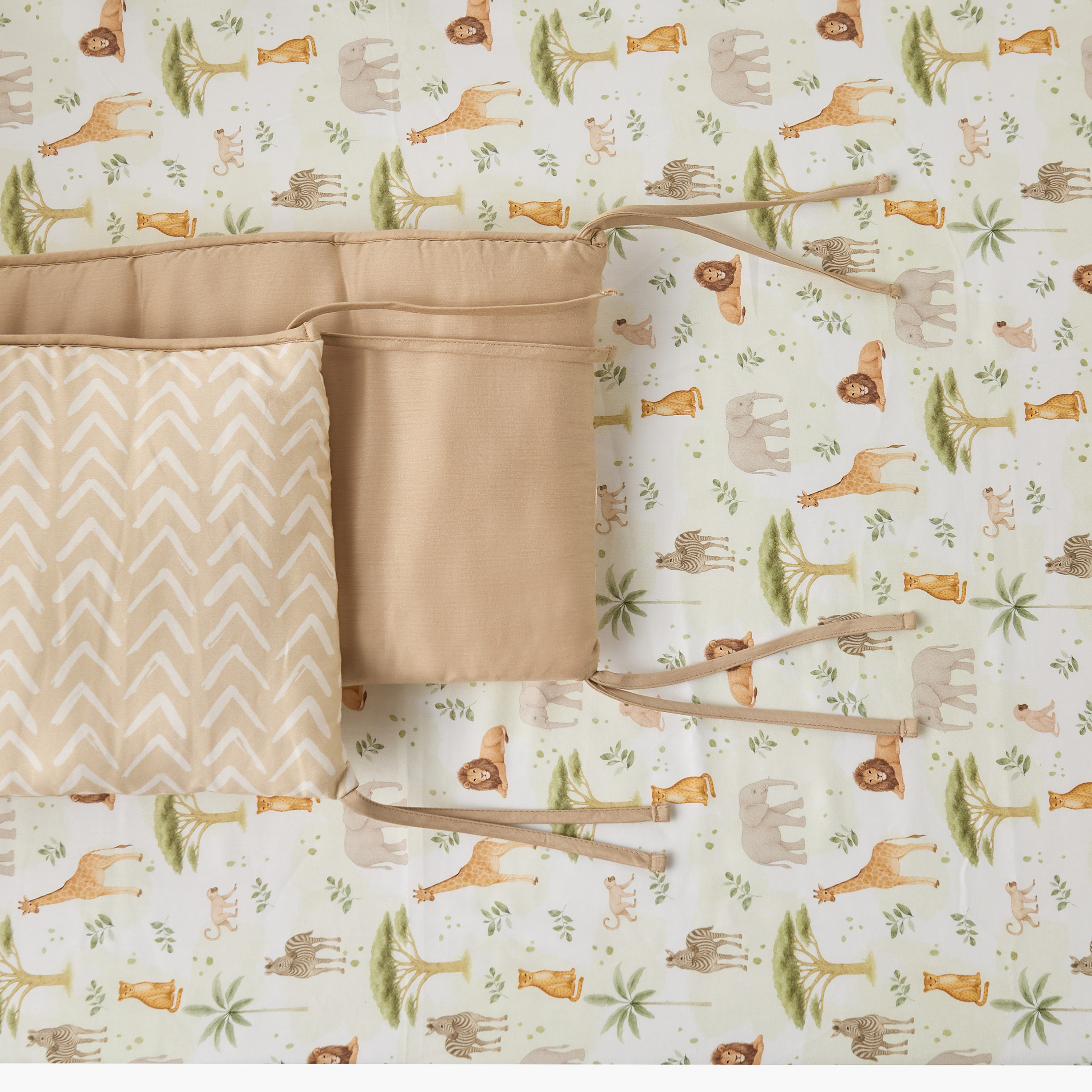 طقم مفروشات سرير أطفال قطن 4 قطع من جونيورز - 90x130 سم-baby-nursery-babybedding-image-10