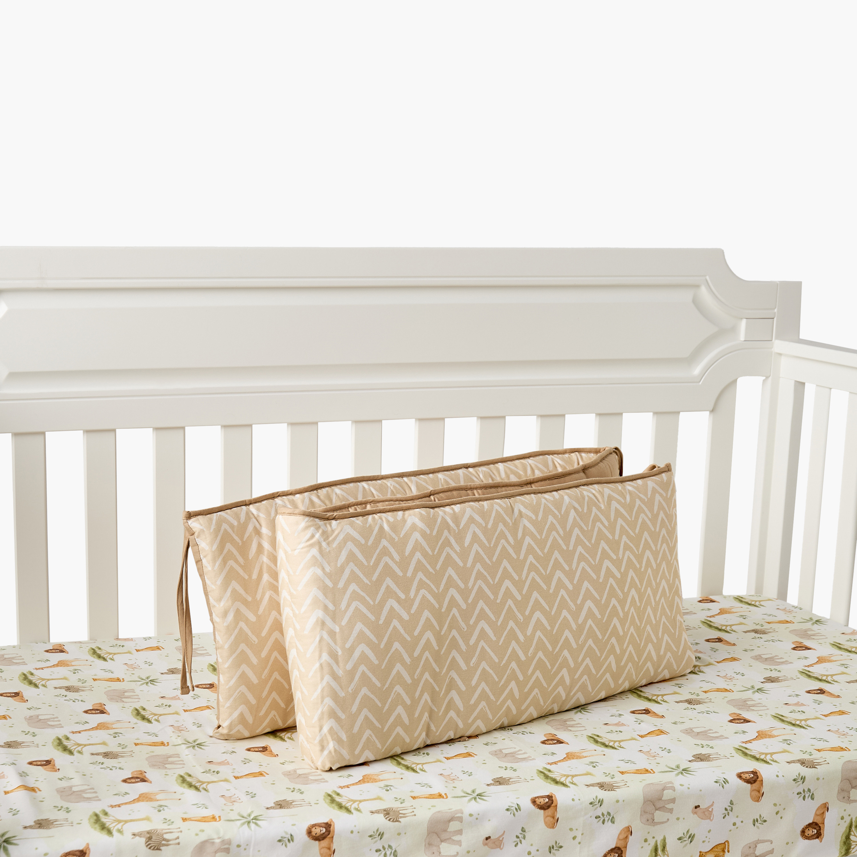 طقم مفروشات سرير أطفال قطن 4 قطع من جونيورز - 90x130 سم-baby-nursery-babybedding-image-11
