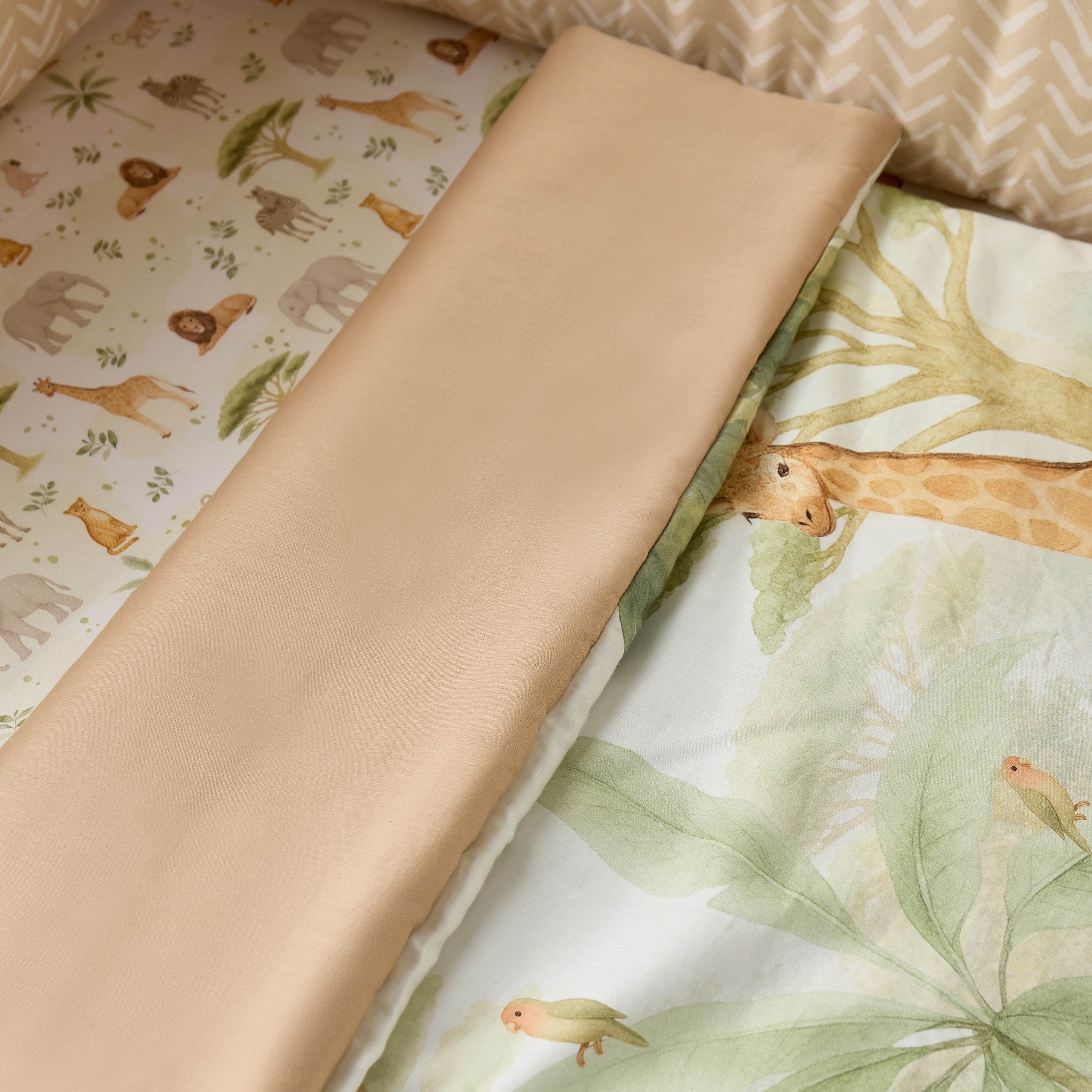 طقم مفروشات سرير أطفال قطن 4 قطع من جونيورز - 90x130 سم-baby-nursery-babybedding-image-12