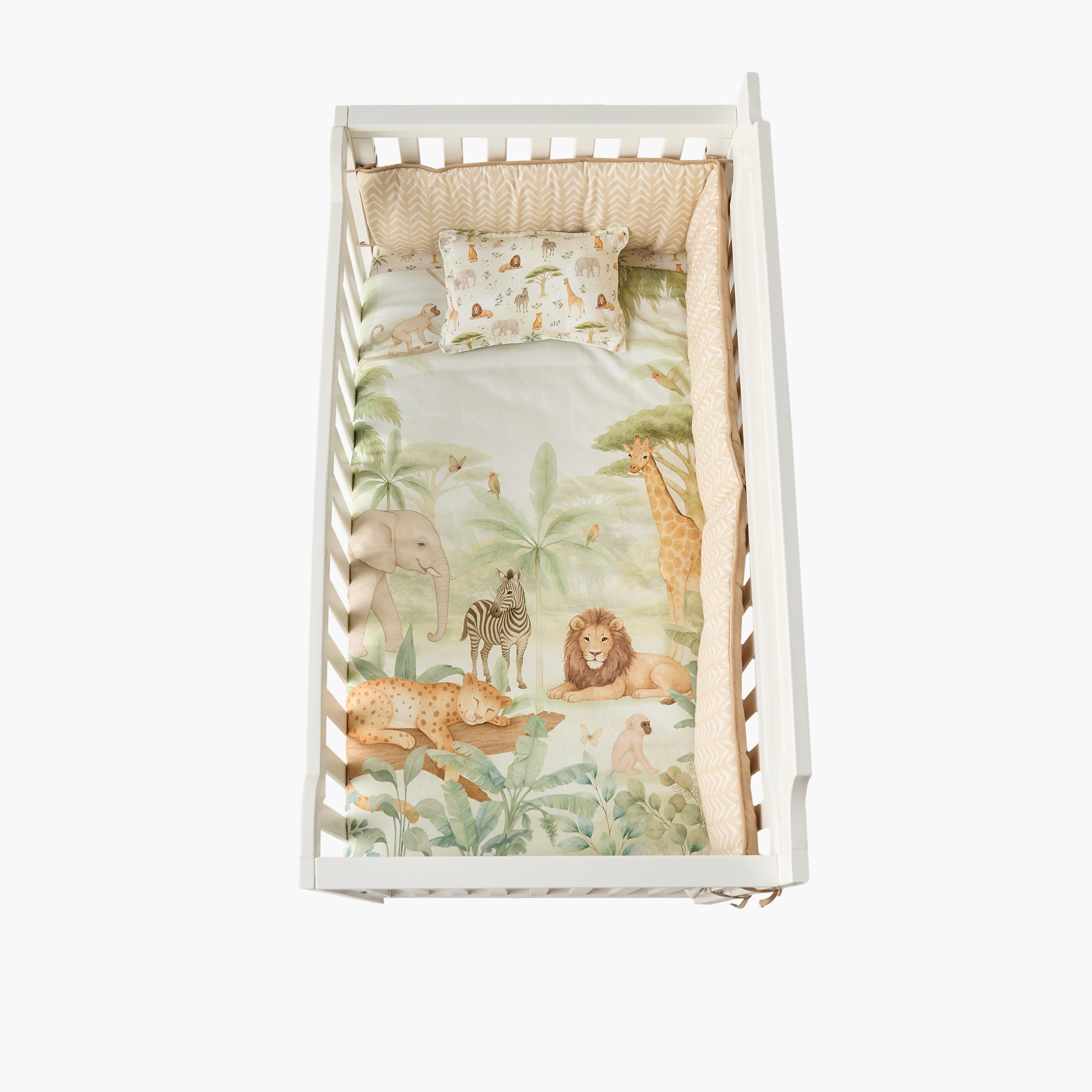 طقم مفروشات سرير أطفال قطن 4 قطع من جونيورز - 90x130 سم-baby-nursery-babybedding-image-14
