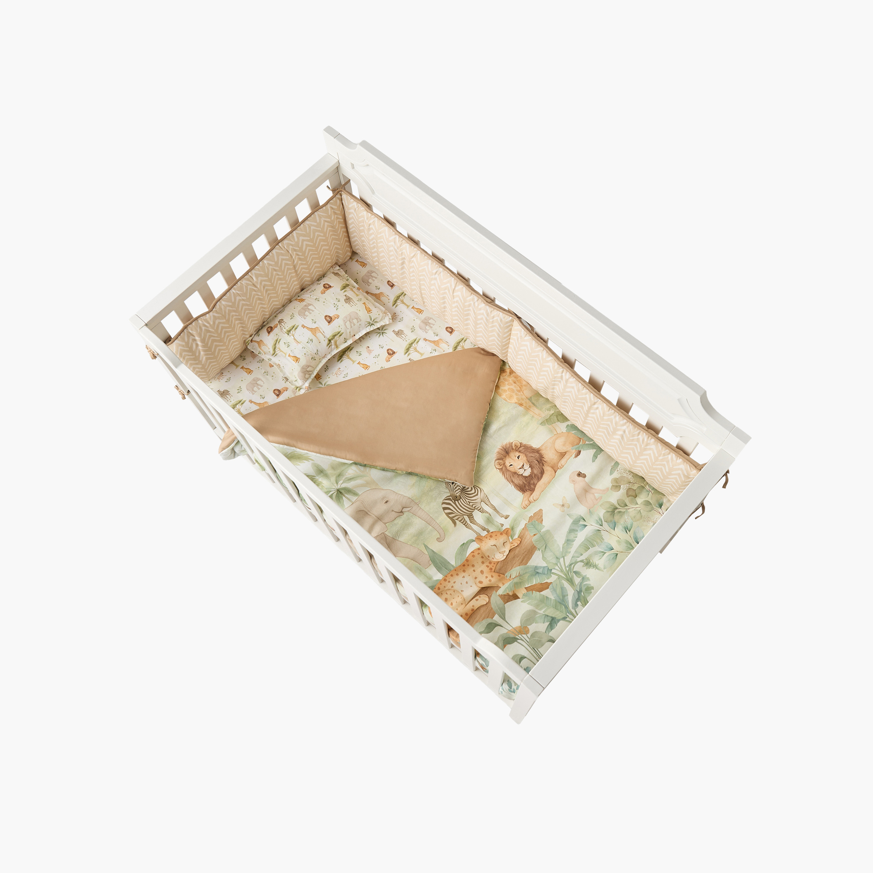 طقم مفروشات سرير أطفال قطن 4 قطع من جونيورز - 90x130 سم-baby-nursery-babybedding-image-17
