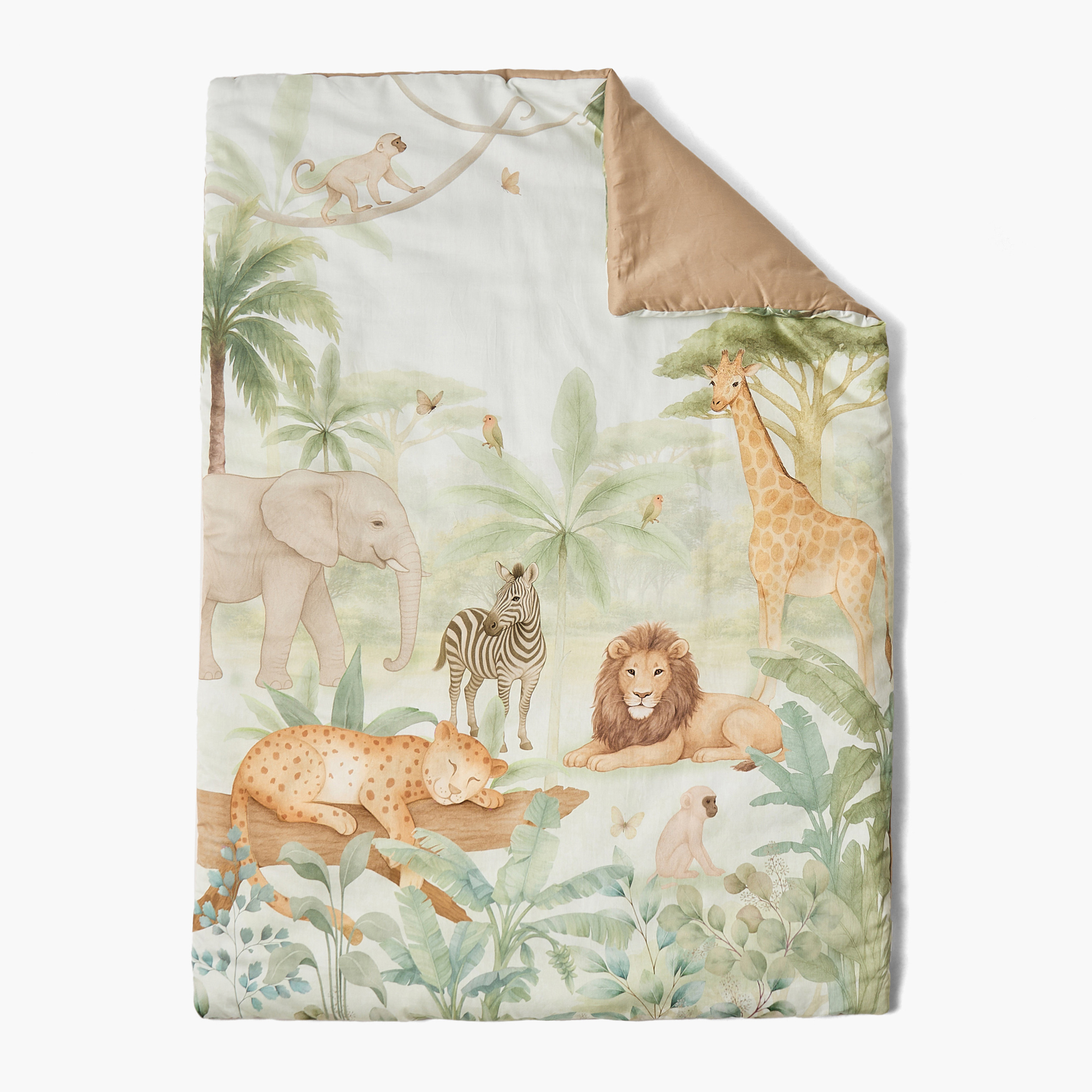 طقم مفروشات سرير أطفال قطن 4 قطع من جونيورز - 90x130 سم-baby-nursery-babybedding-image-4