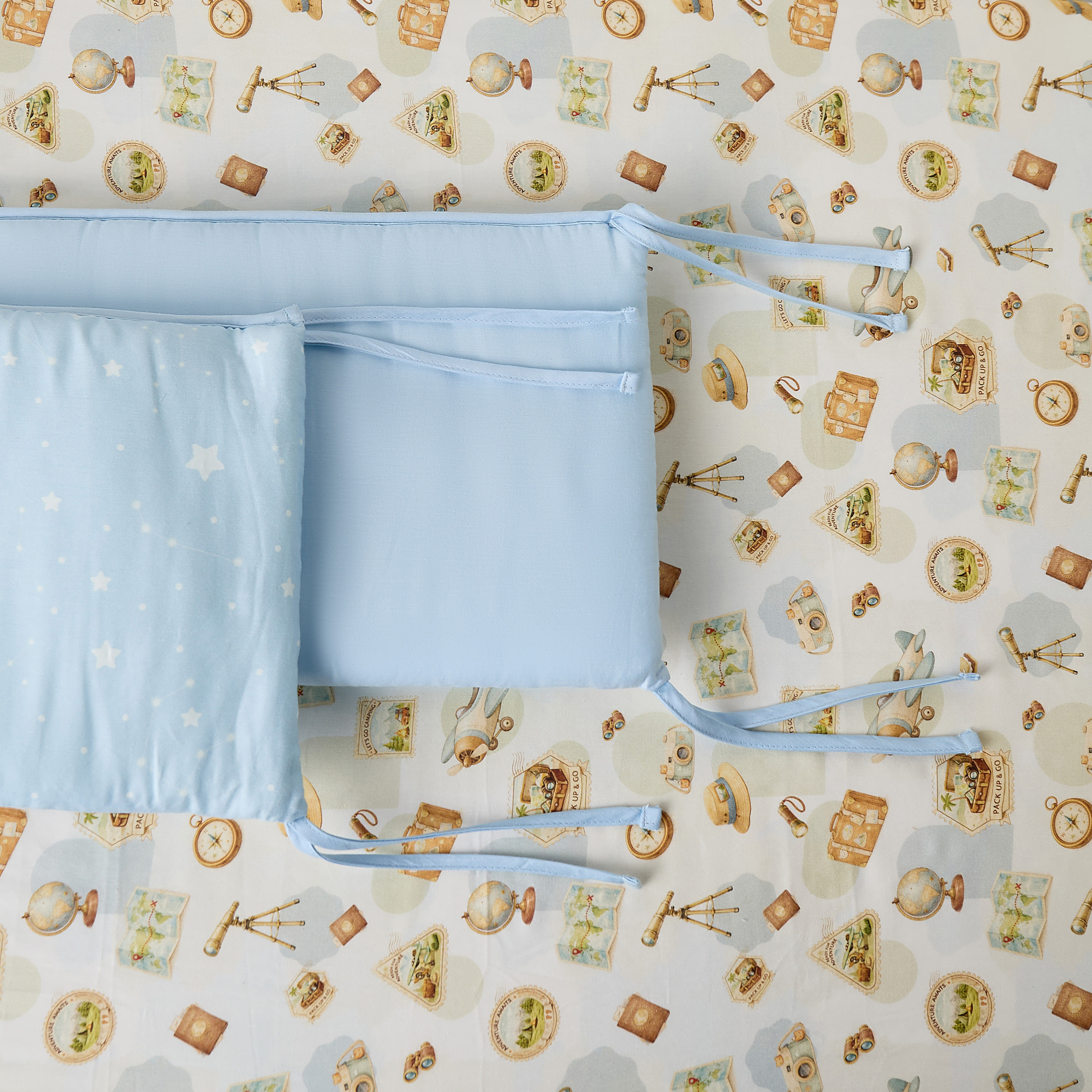 طقم مفروشات سرير أطفال قطن 4 قطع من جونيورز - 90x130 سم-baby-nursery-babybedding-image-10