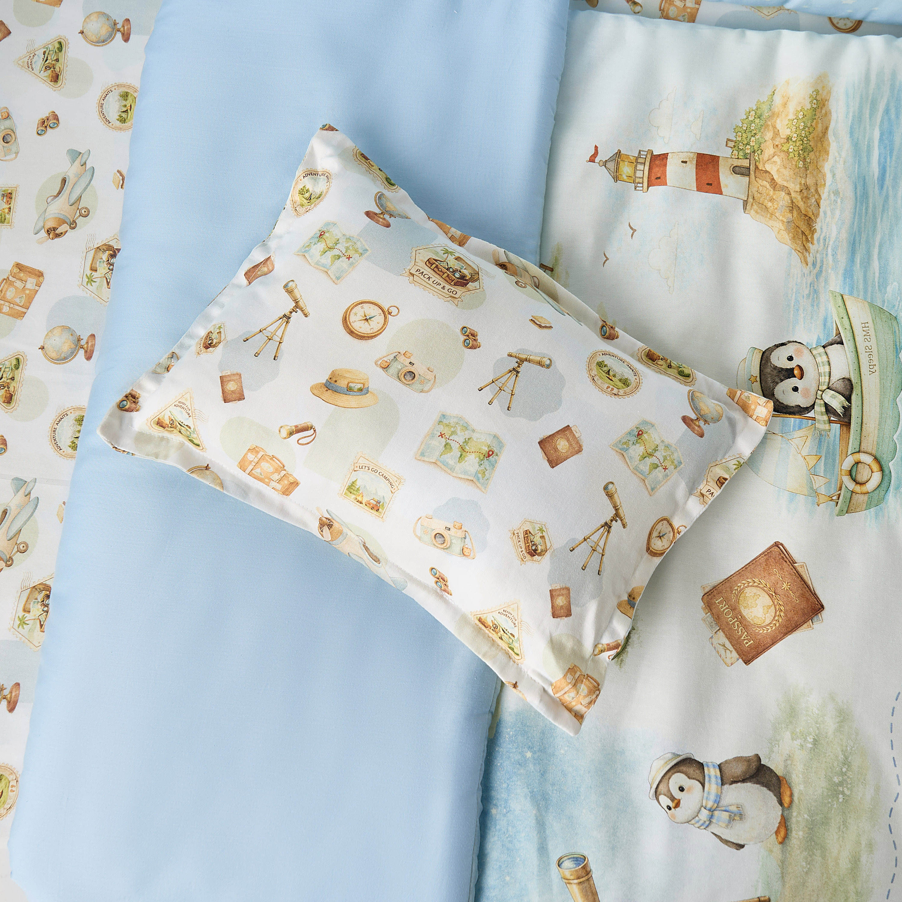 طقم مفروشات سرير أطفال قطن 4 قطع من جونيورز - 90x130 سم-baby-nursery-babybedding-image-7