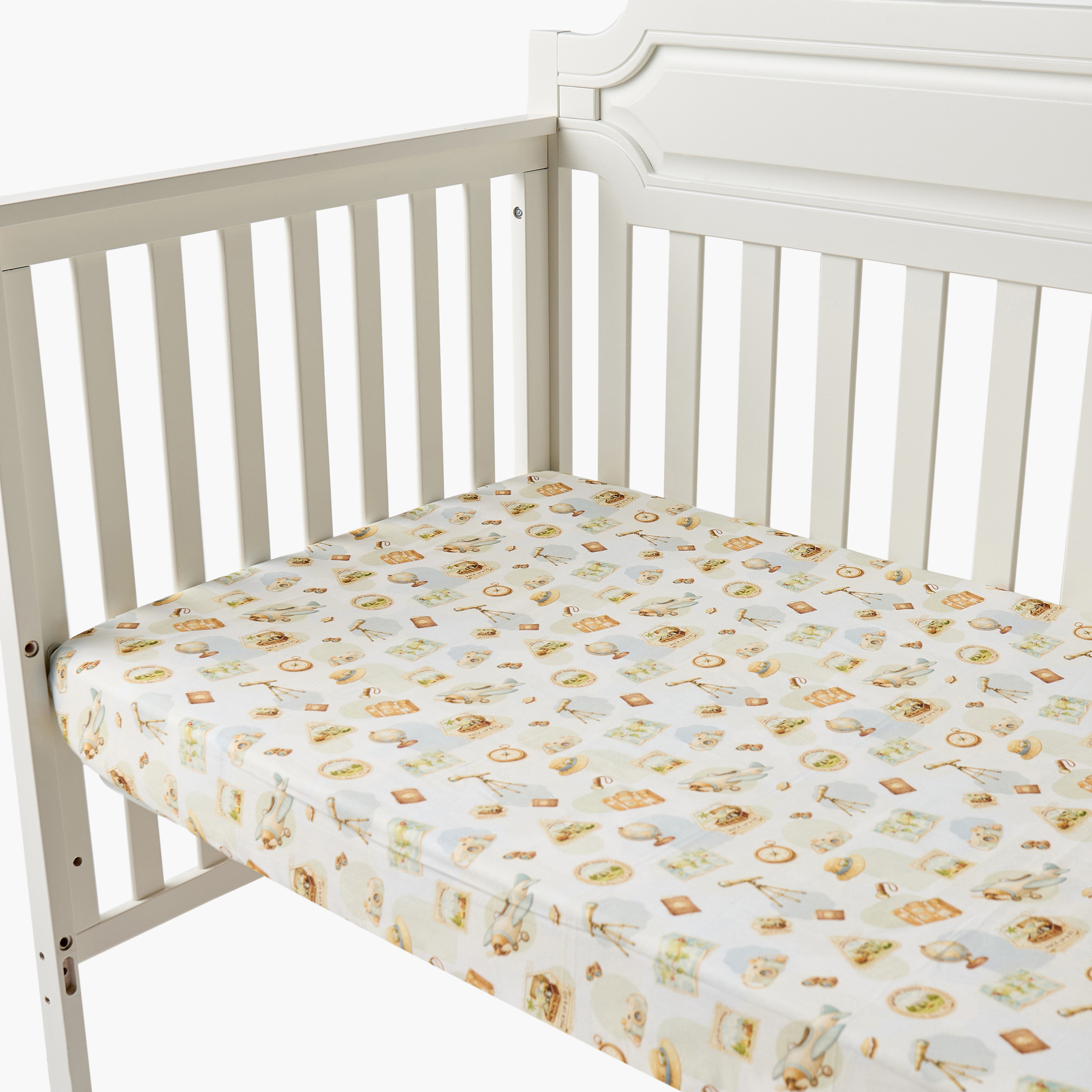 طقم مفروشات سرير أطفال قطن 4 قطع من جونيورز - 90x130 سم-baby-nursery-babybedding-image-9