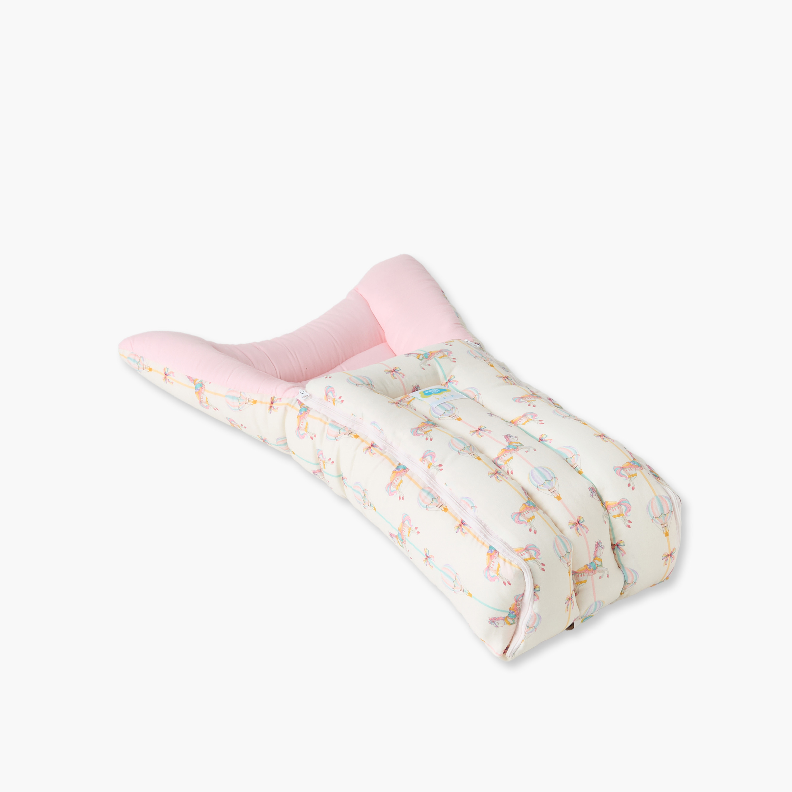 عش أطفال قطني مضاد للحساسية من جونيورز - 66x30 سم-baby-nursery-blanketsandswaddles-swaddlesandsleepingbags-image-2