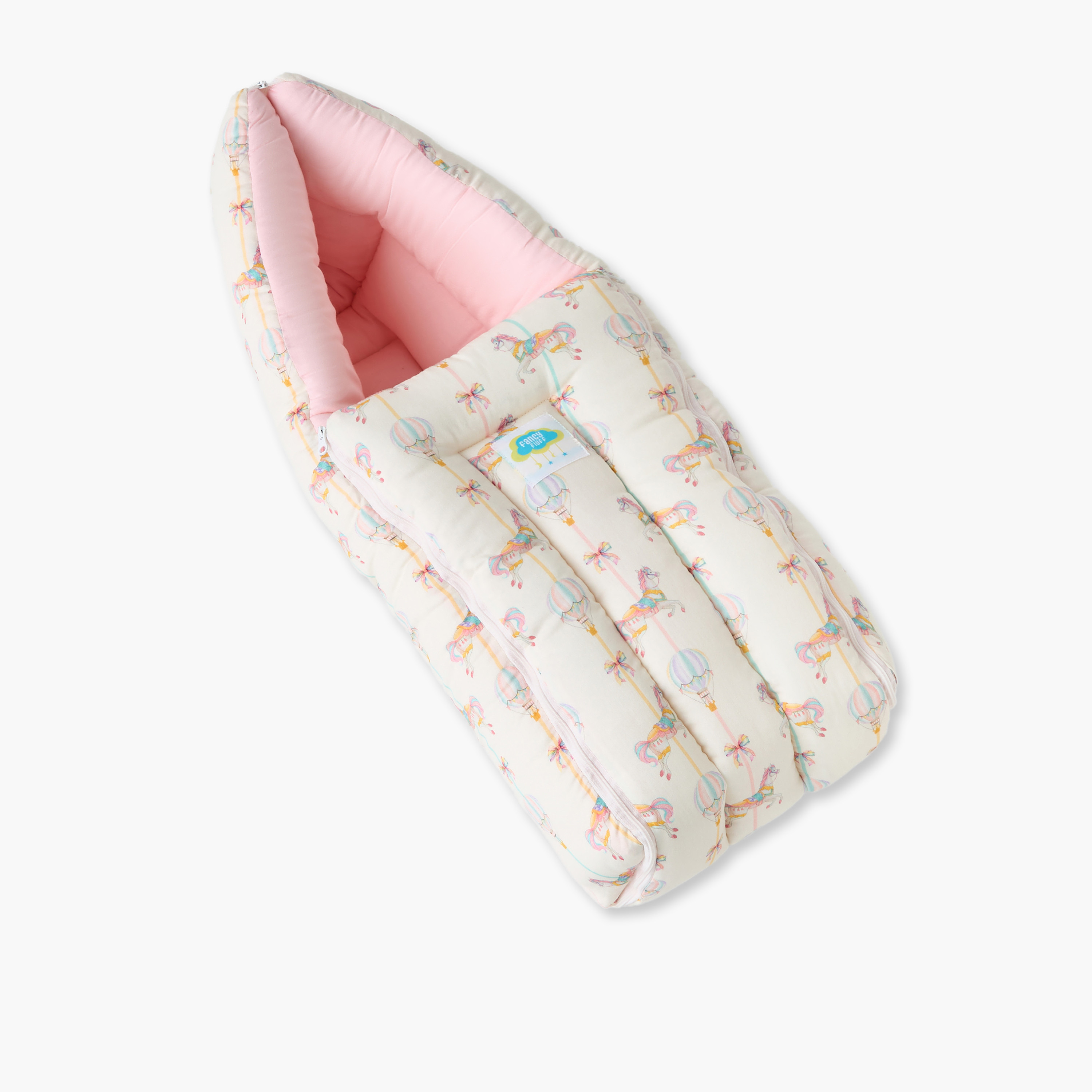 عش أطفال قطني مضاد للحساسية من جونيورز - 66x30 سم-baby-nursery-blanketsandswaddles-swaddlesandsleepingbags-image-3