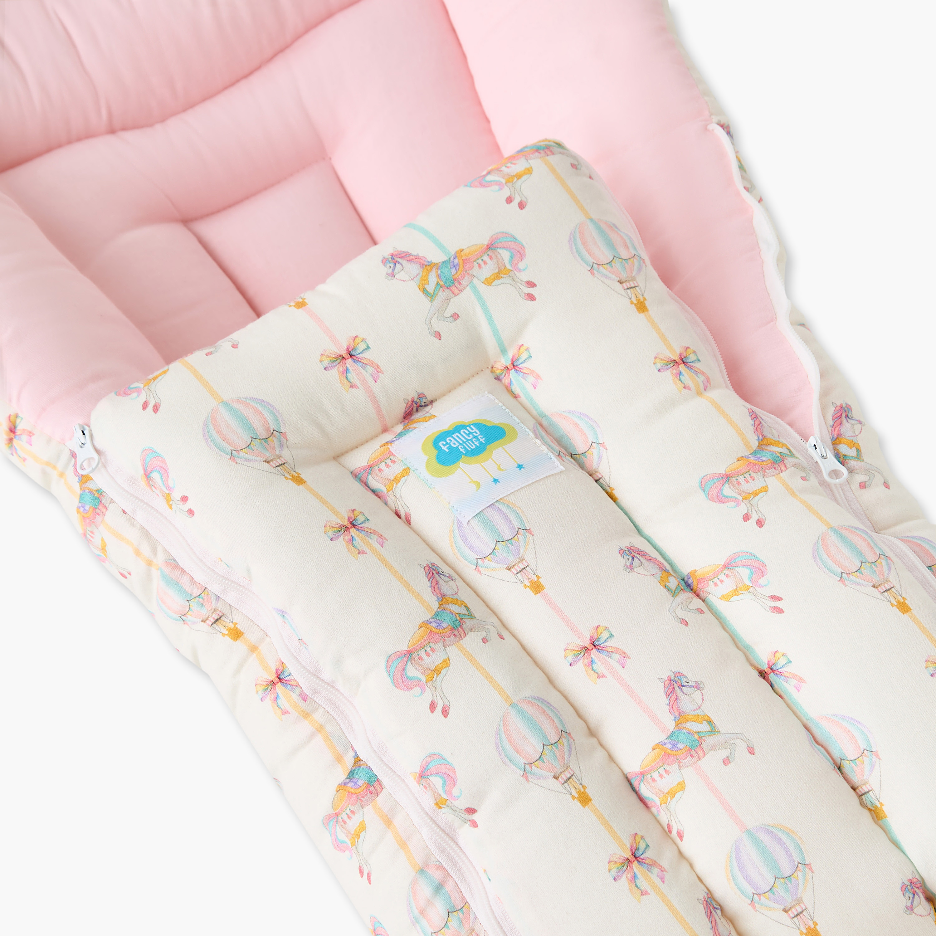 عش أطفال قطني مضاد للحساسية من جونيورز - 66x30 سم-baby-nursery-blanketsandswaddles-swaddlesandsleepingbags-image-6