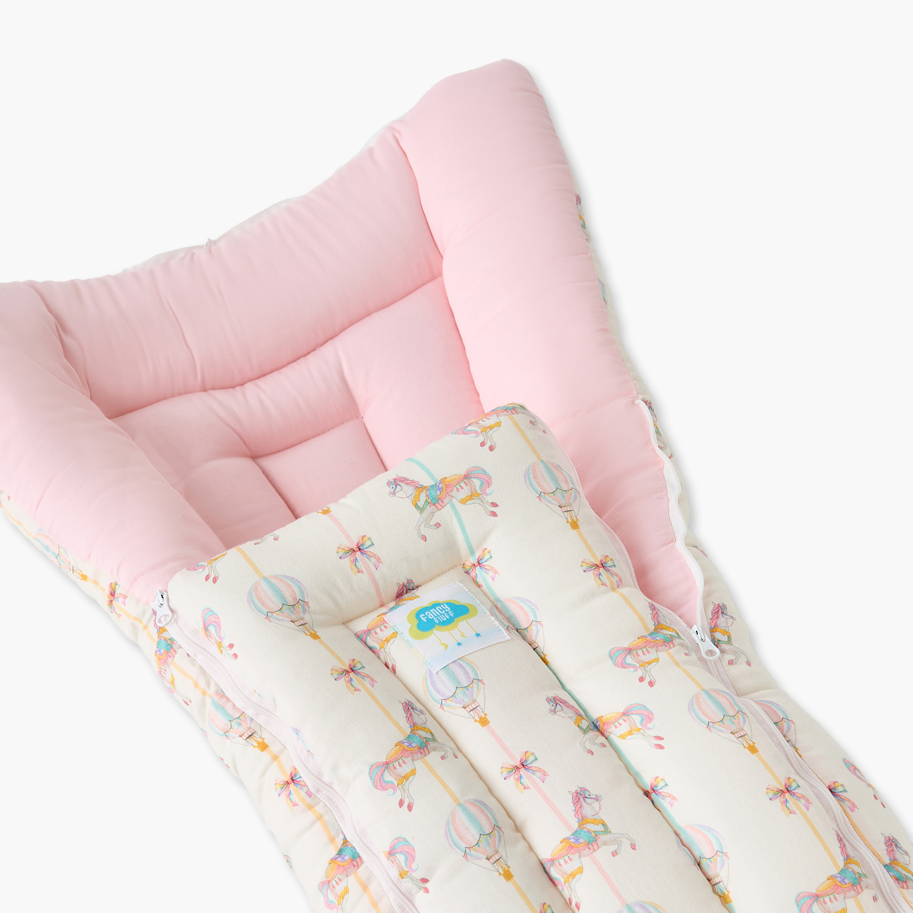 عش أطفال قطني مضاد للحساسية من جونيورز - 66x30 سم-baby-nursery-blanketsandswaddles-swaddlesandsleepingbags-image-7