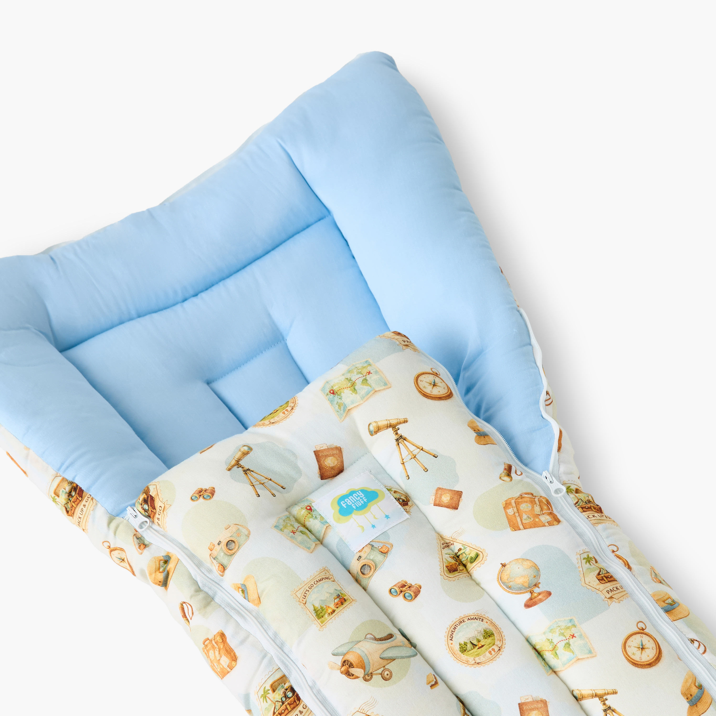 Juniors Cotton Hypoallergenic Baby Nest - 66x30 cm-baby-nursery-blanketsandswaddles-swaddlesandsleepingbags-image-7