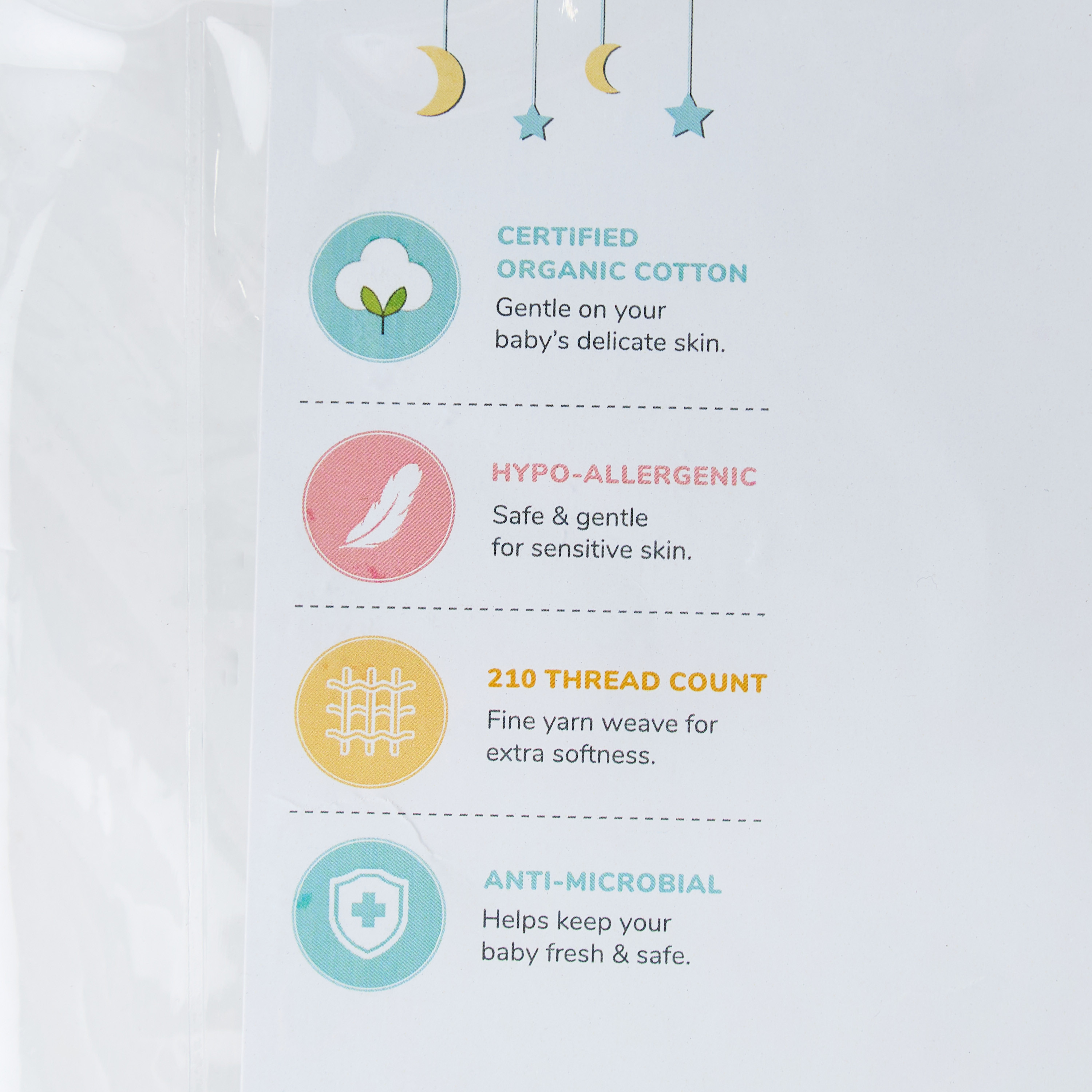 قماط أطفال قطن مضاد للحساسية من جونيورز - 72 × 72 سم-baby-nursery-blanketsandswaddles-swaddlesandsleepingbags-image-9