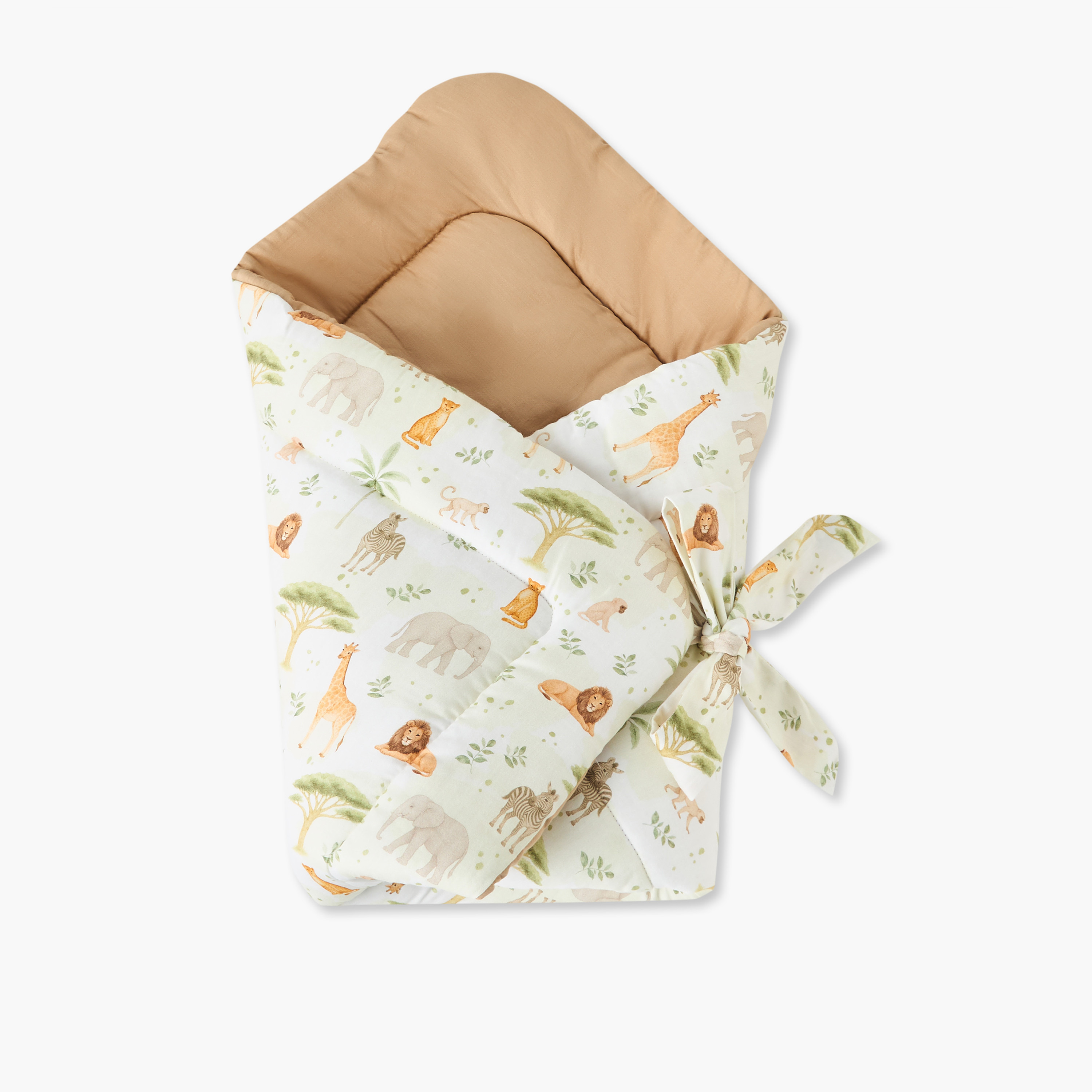 قماط أطفال قطن مضاد للحساسية من جونيورز - 72 × 72 سم-baby-nursery-blanketsandswaddles-swaddlesandsleepingbags-image-1