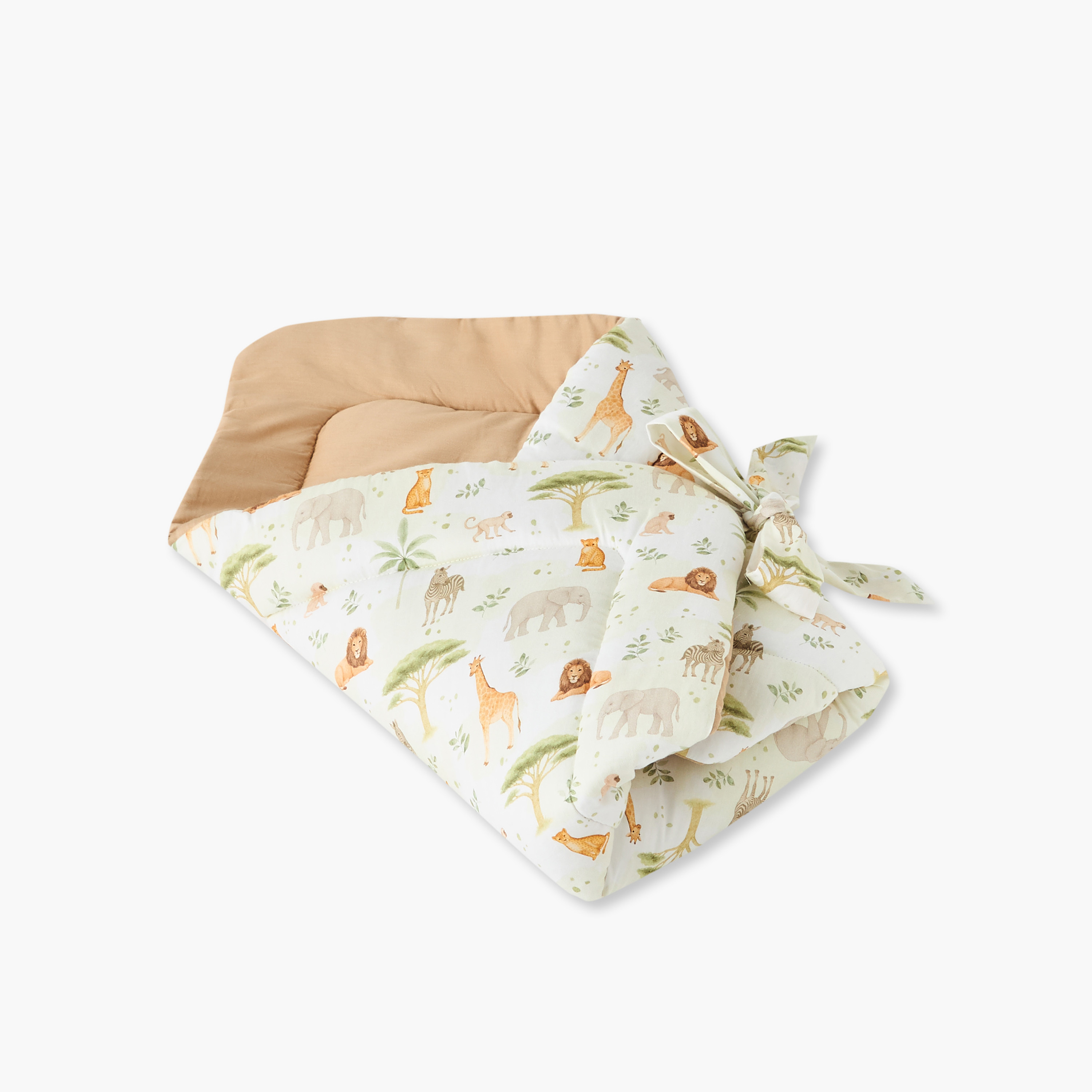 قماط أطفال قطن مضاد للحساسية من جونيورز - 72 × 72 سم-baby-nursery-blanketsandswaddles-swaddlesandsleepingbags-image-2