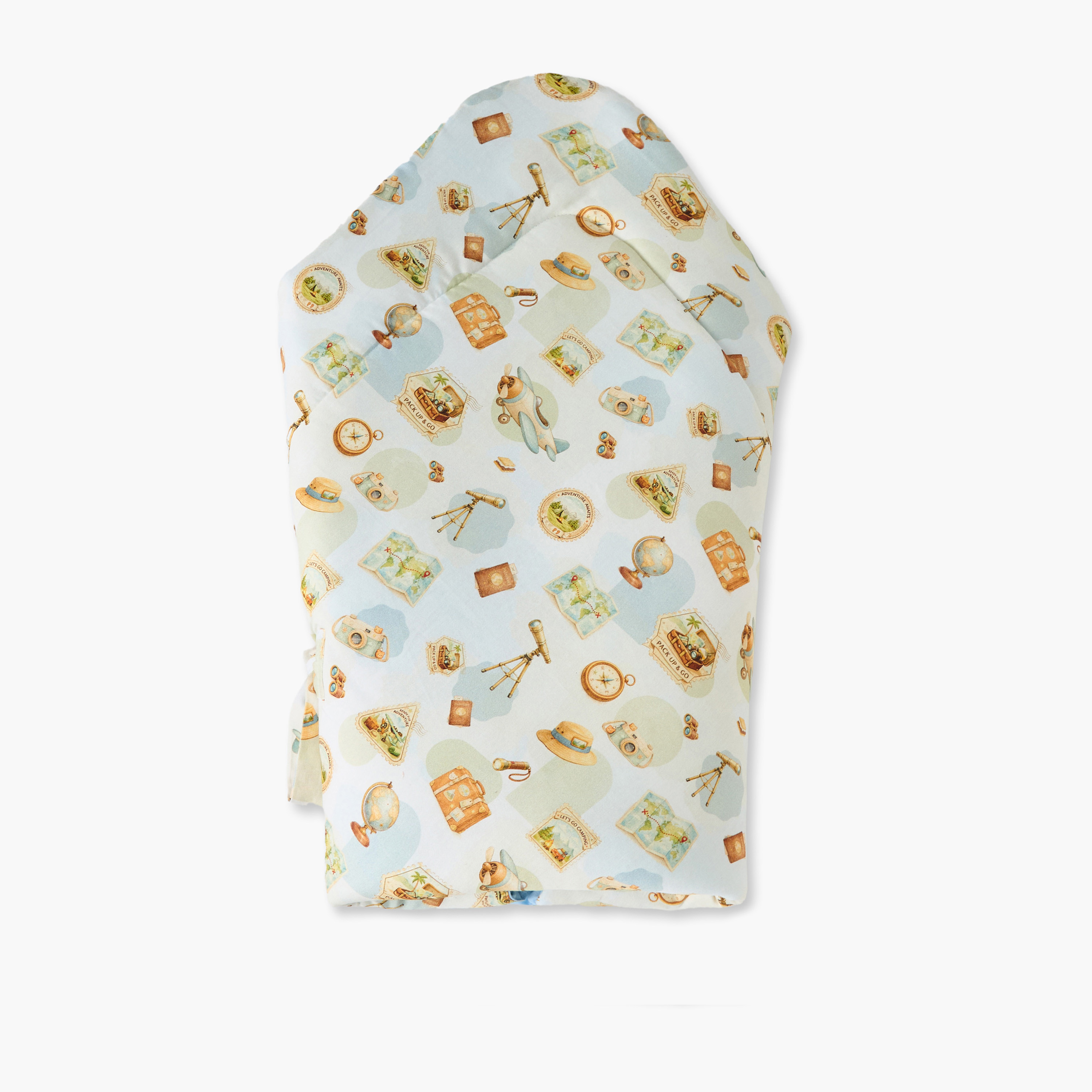 قماط أطفال قطن مضاد للحساسية من جونيورز - 72 × 72 سم-baby-nursery-blanketsandswaddles-swaddlesandsleepingbags-image-3