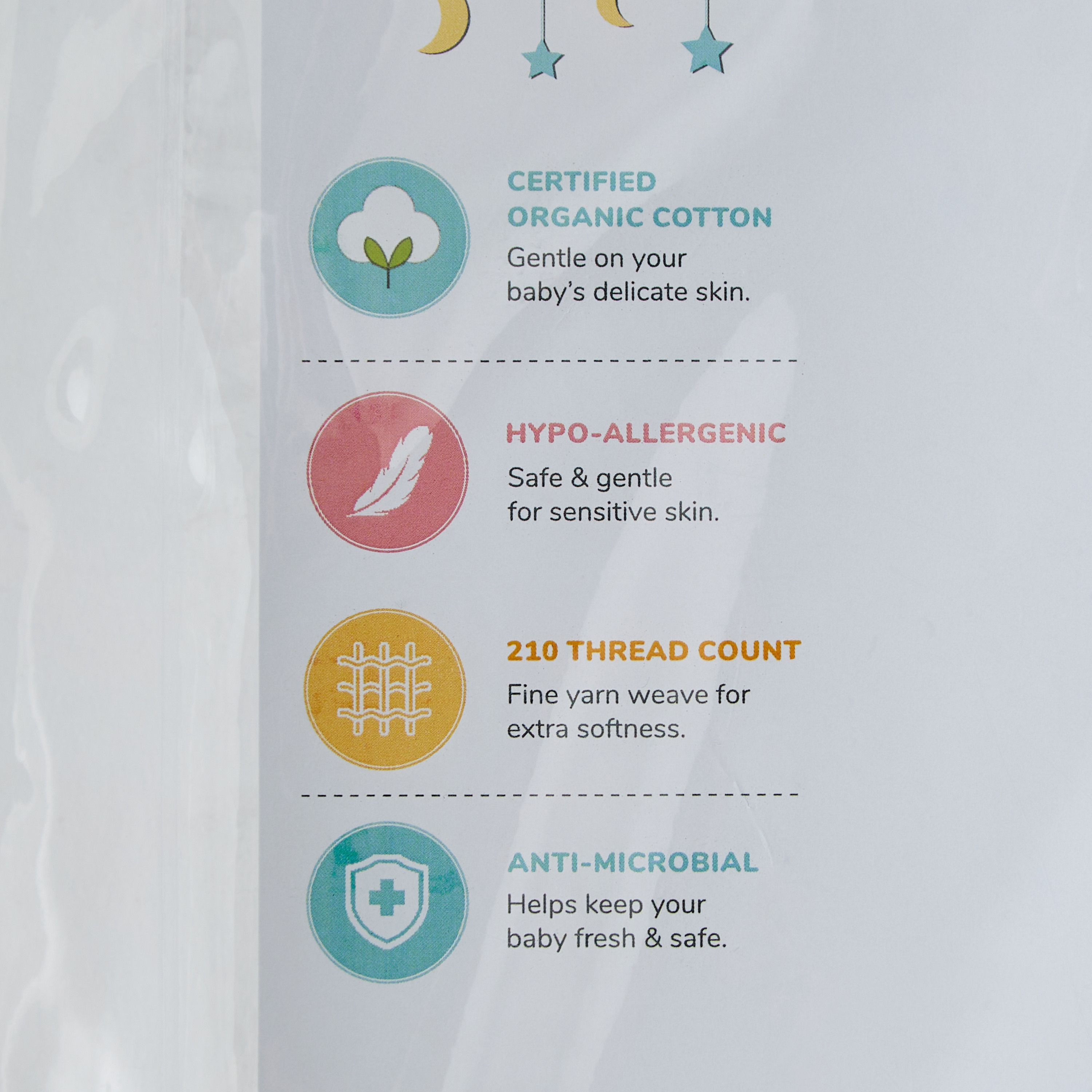 قماط أطفال قطن مضاد للحساسية من جونيورز - 72 × 72 سم-baby-nursery-blanketsandswaddles-swaddlesandsleepingbags-image-9