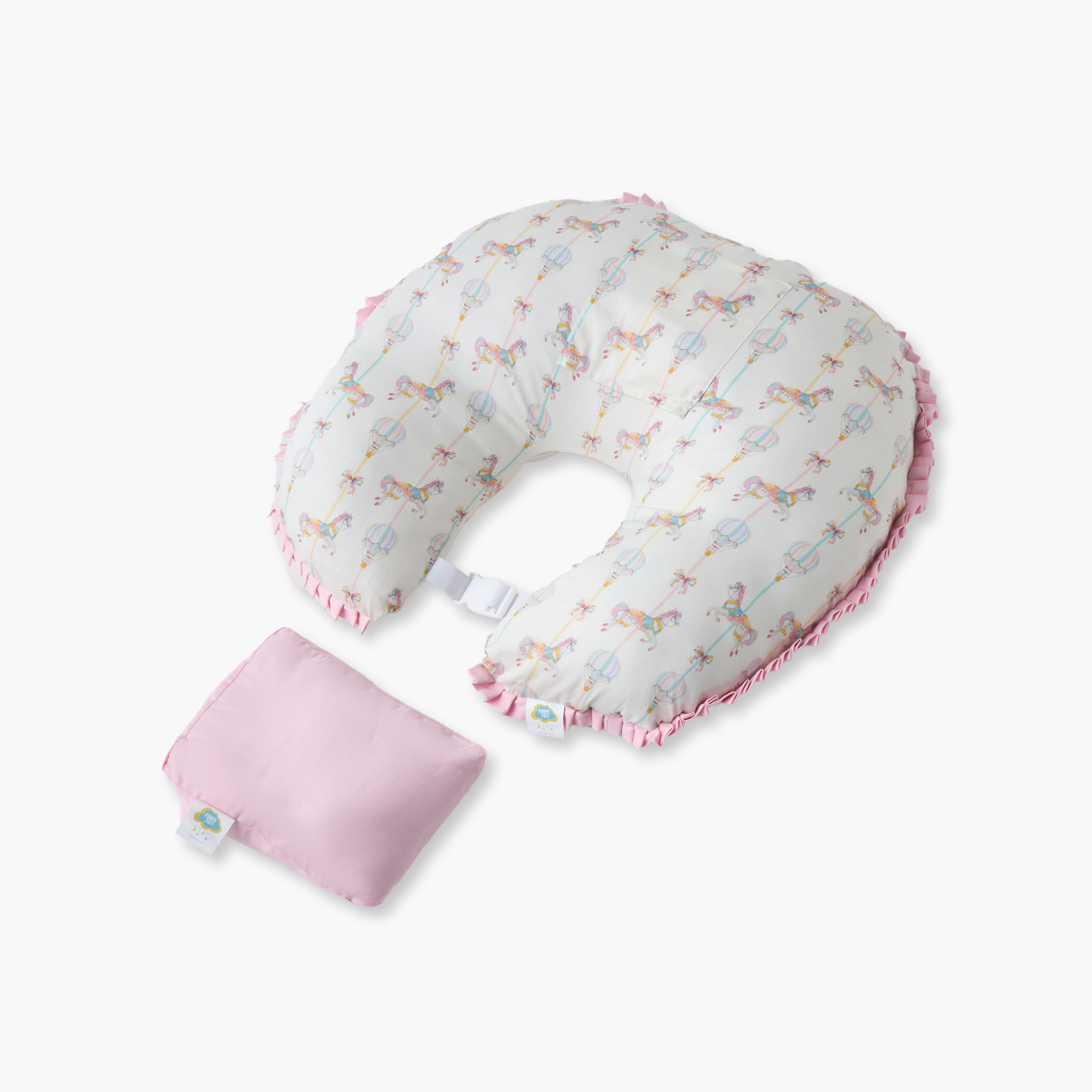 وسادة رضاعة بطبعات مع دعامة استلقاء من جونيورز-baby-feeding-breastfeedingandcare-image-1