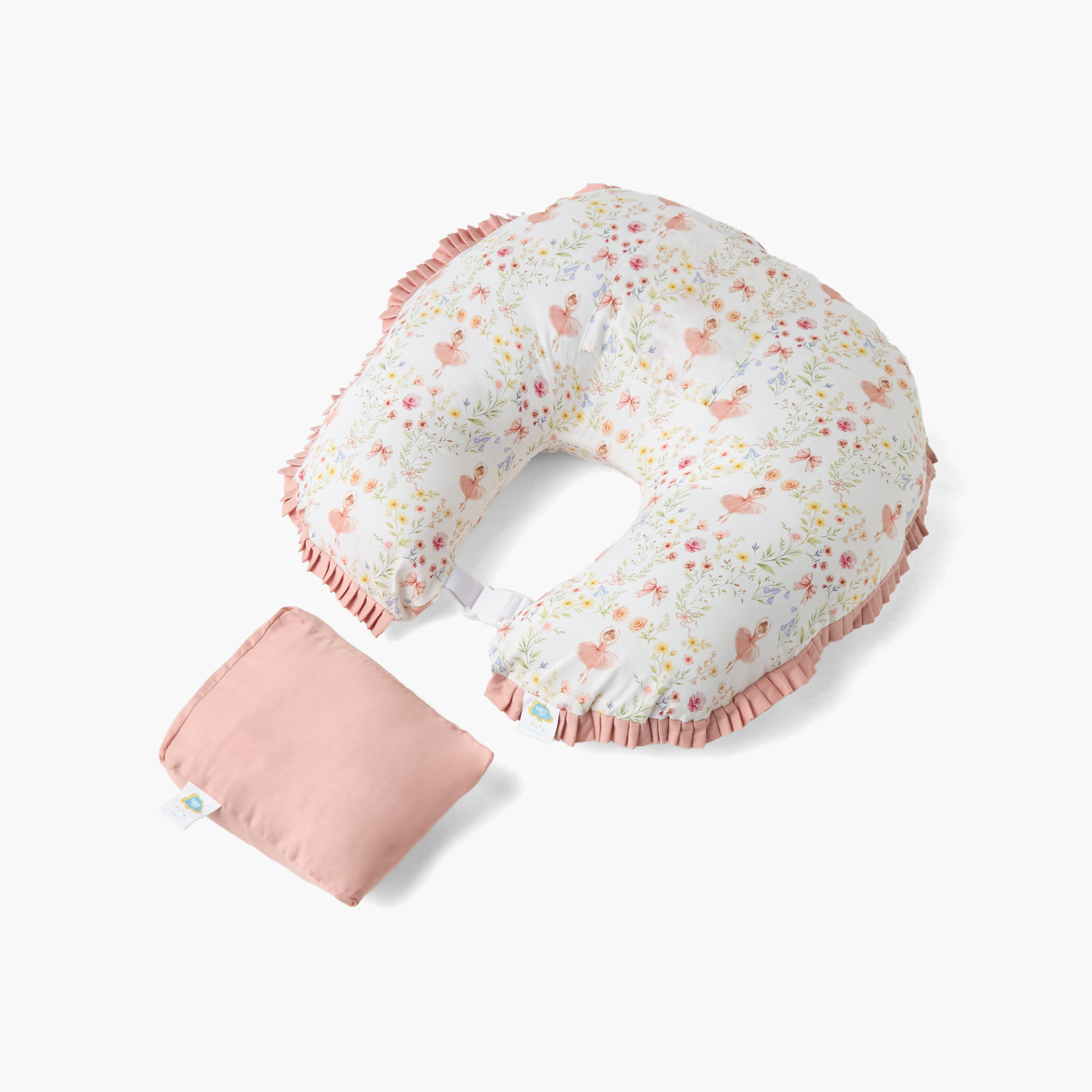 وسادة رضاعة بطبعات مع دعامة استلقاء من جونيورز-baby-feeding-breastfeedingandcare-image-1
