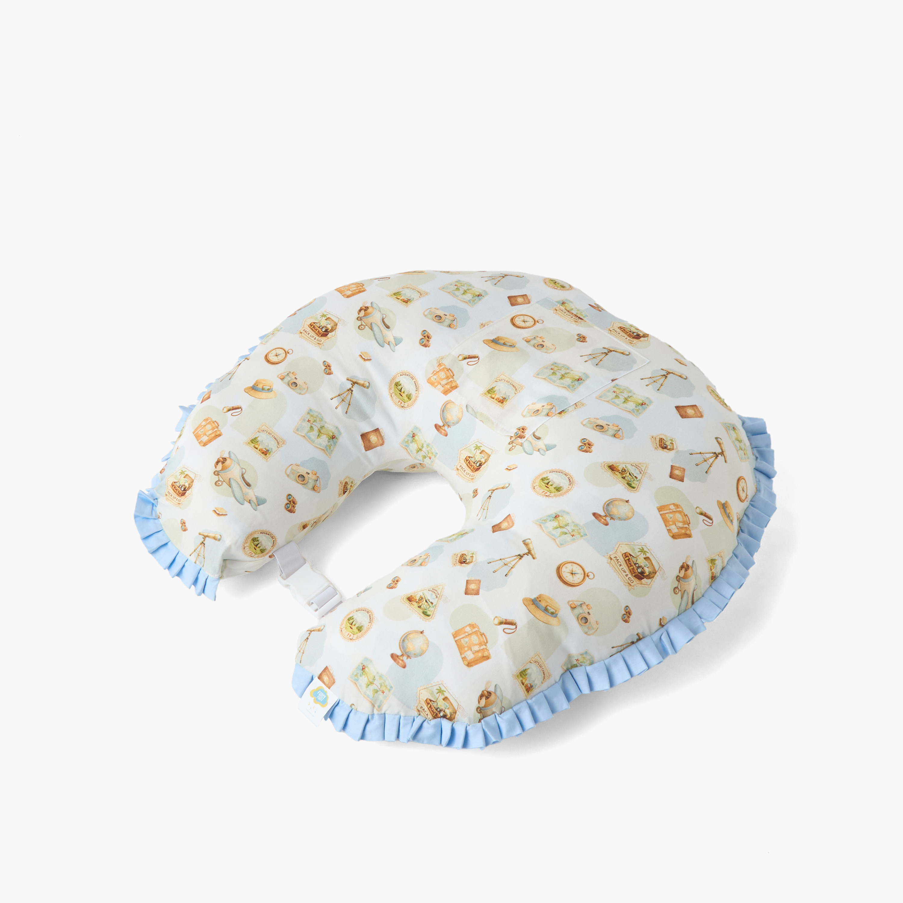 وسادة رضاعة بطبعات مع دعامة استلقاء من جونيورز-baby-feeding-breastfeedingandcare-image-2