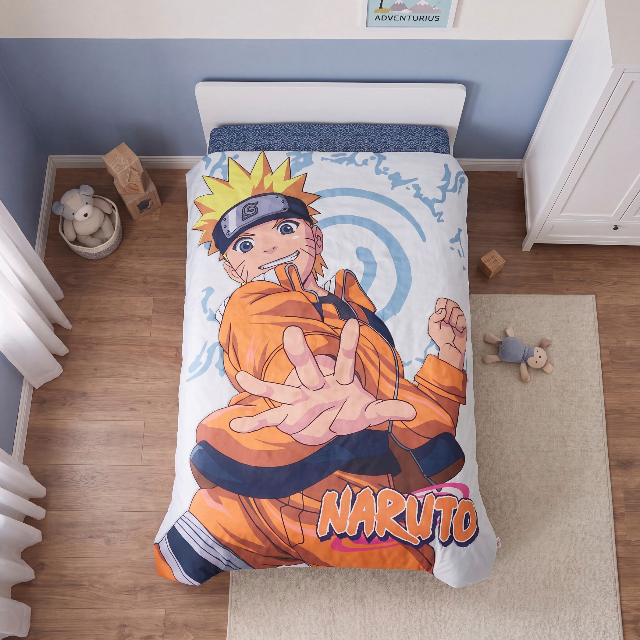 طقم مفروشات من الألياف الدقيقة 4 قطع بطبعات ناروتو-baby-nursery-babybedding-image-2