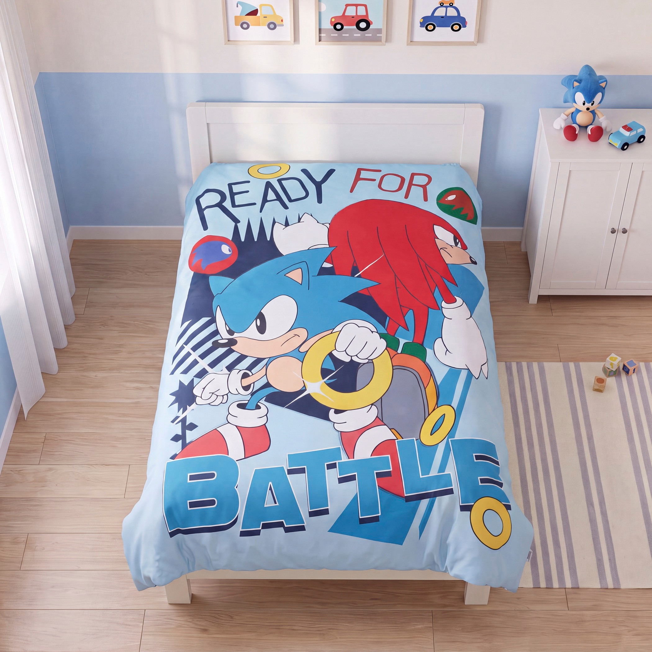 طقم مفروشات من الألياف الدقيقة 4 قطع من سونيك-baby-nursery-babybedding-image-2