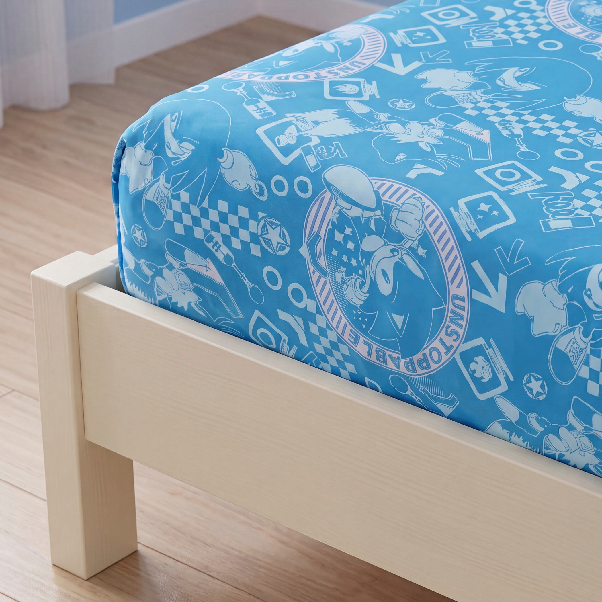 طقم مفروشات من الألياف الدقيقة 4 قطع من سونيك-baby-nursery-babybedding-image-3