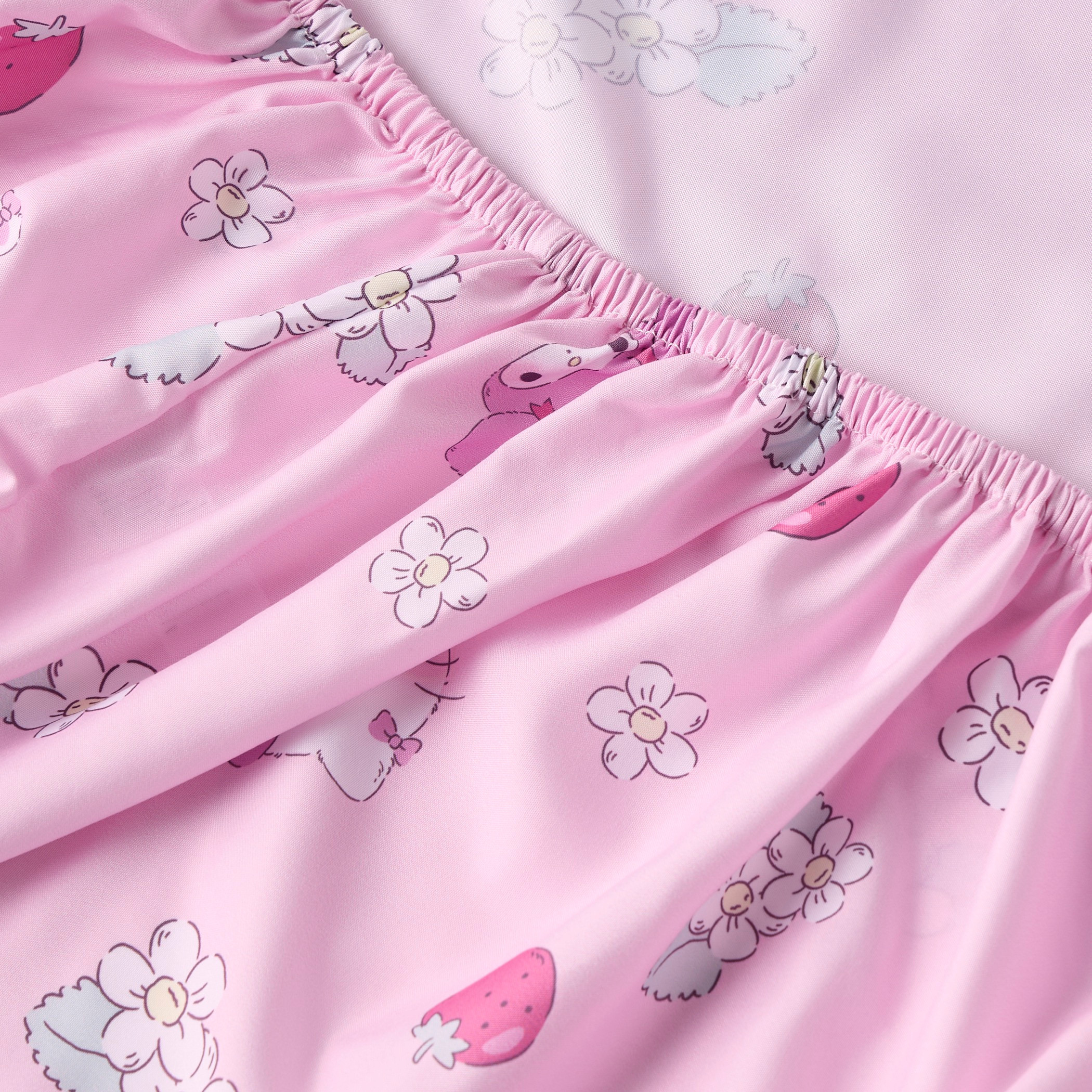 Sanrio Hello Kitty Print 4-Piece Microfiber Bedding Set-baby-nursery-babybedding-image-7