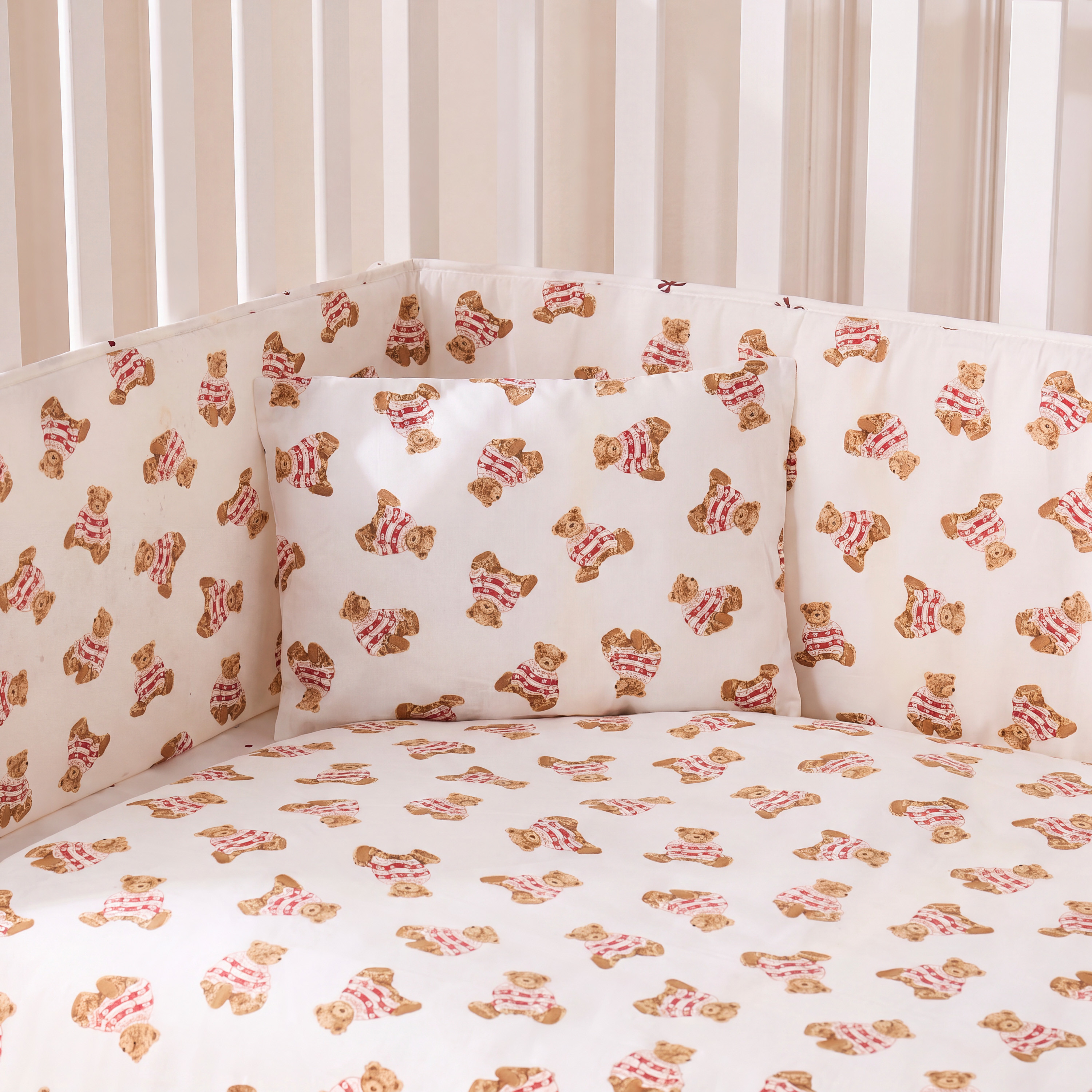 طقم لحلف قطن 4 قطع بطبعات طائرات من جونيورز - 90×130 سم-baby-nursery-babybedding-image-3