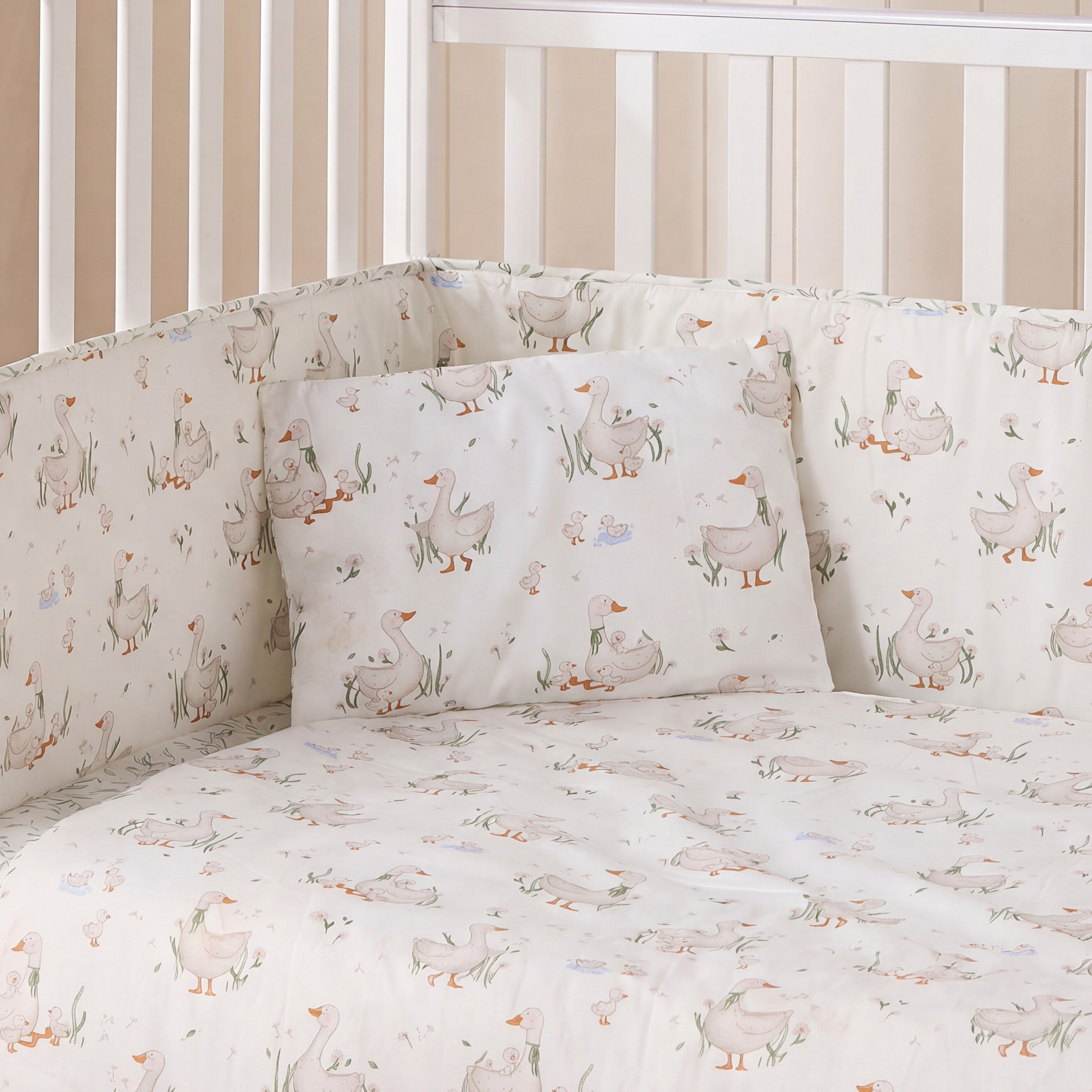 Juniors Aeroplane Print 4-Piece Cotton Comforter Set - 90x130 cm-baby-nursery-babybedding-image-3