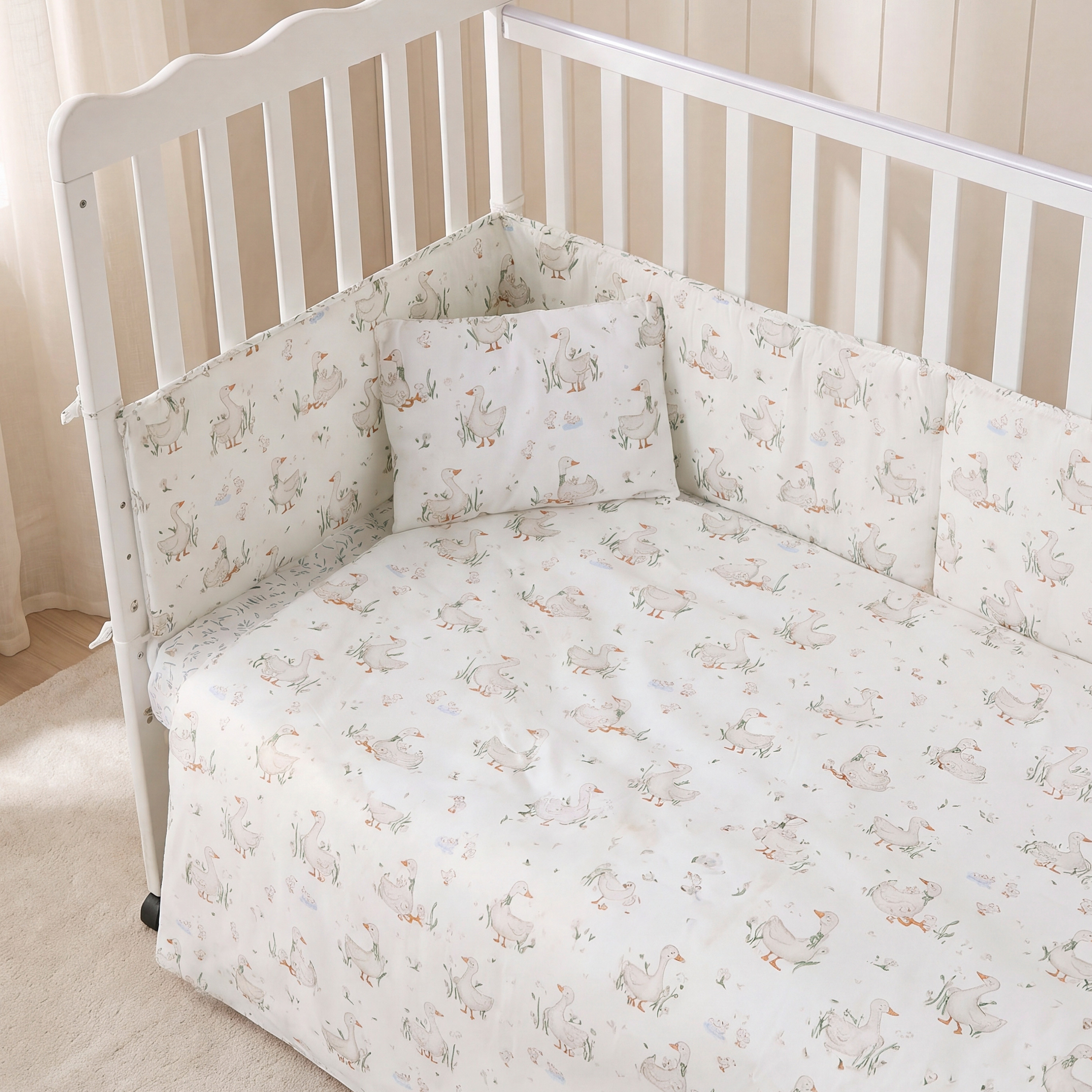 Juniors Aeroplane Print 4-Piece Cotton Comforter Set - 90x130 cm-baby-nursery-babybedding-image-4