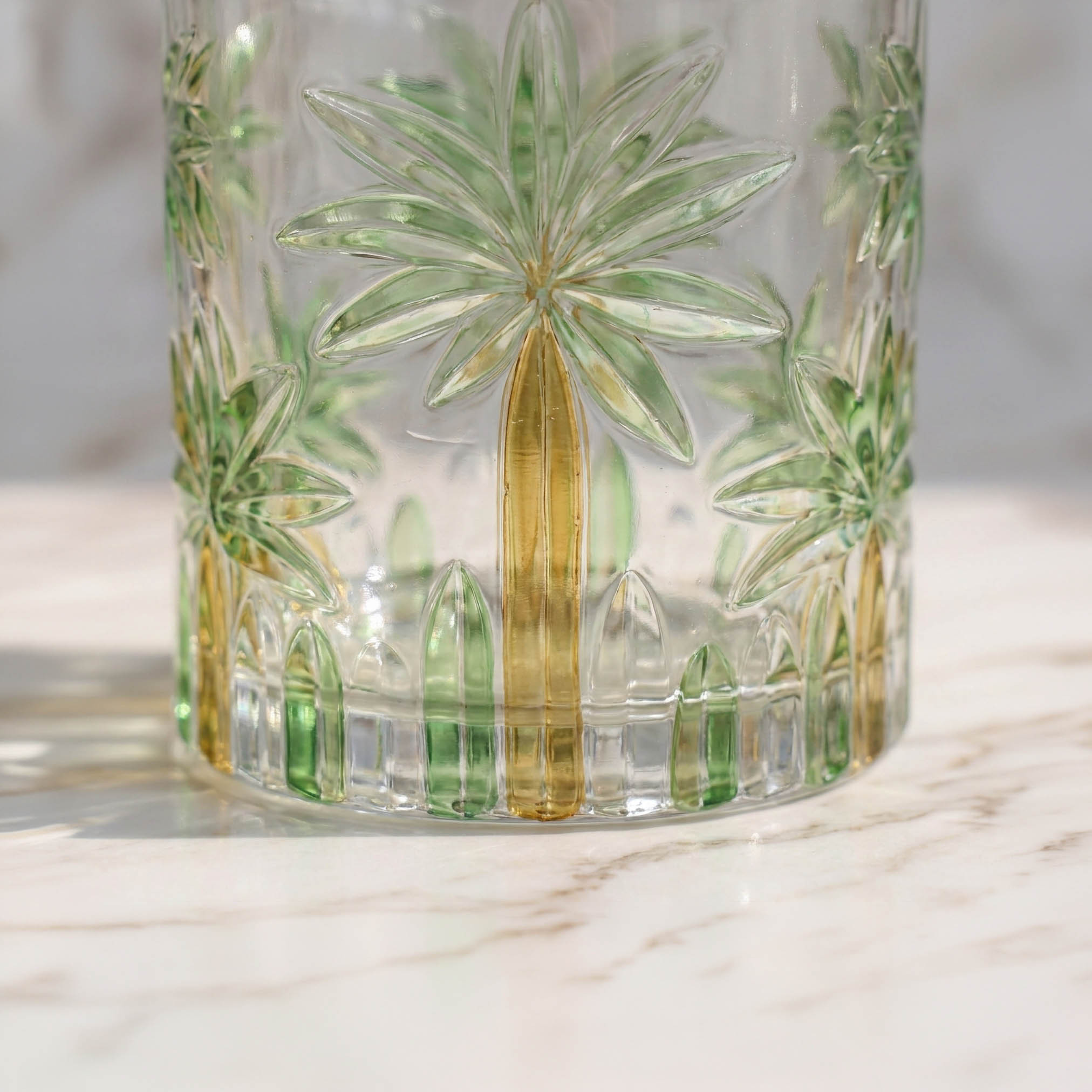 Palm Glass Cotton Jar-household-bathandlaundry-bathaccessories-tissueboxesandcottonjars-image-3