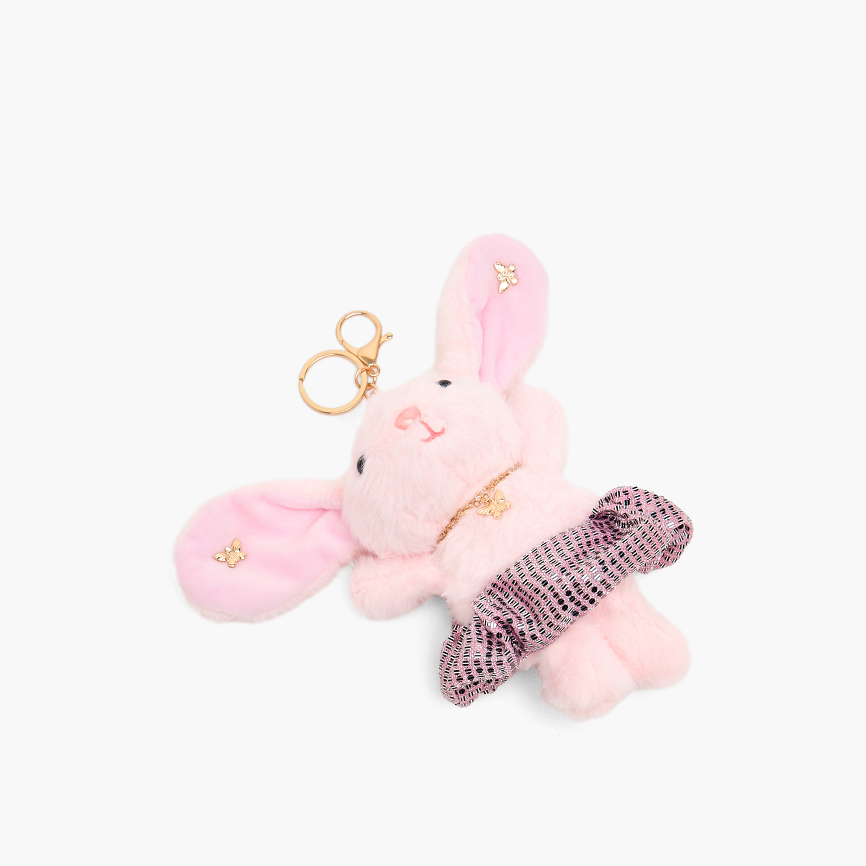 Set of 4 - Butterfly Pendant Necklace with Earrings and Bunny Keychain-women-watchesandjewellery-jewellery-necklacesandpendants-image-2