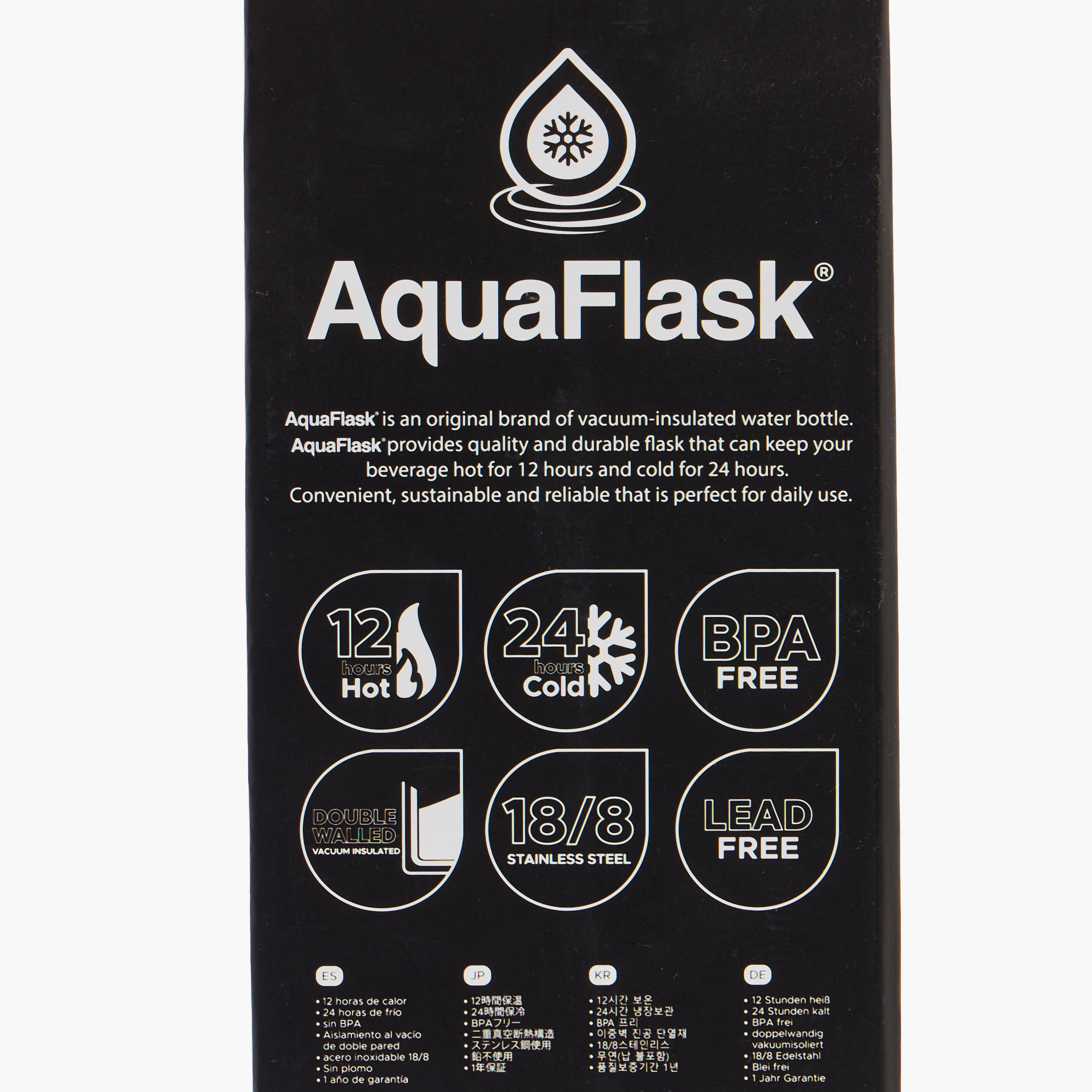 AquaFlask Solid Stainless Steel Water Bottle with Handle - 1.1 L-household-dining-drinkserveware-bottles-image-8
