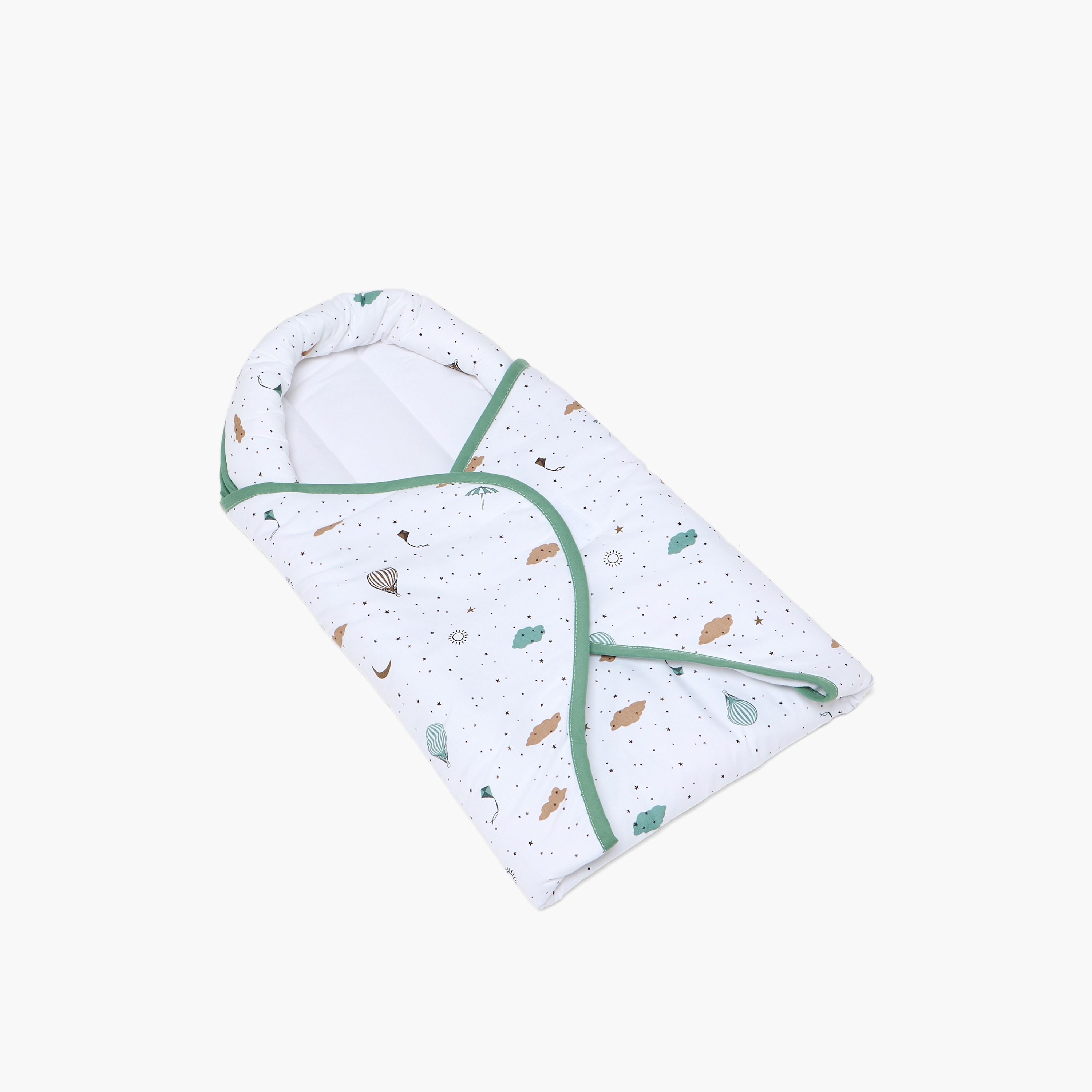 Juniors Hot Air Balloon Print Cotton Sleeping Pod-baby-nursery-babybedding-image-2