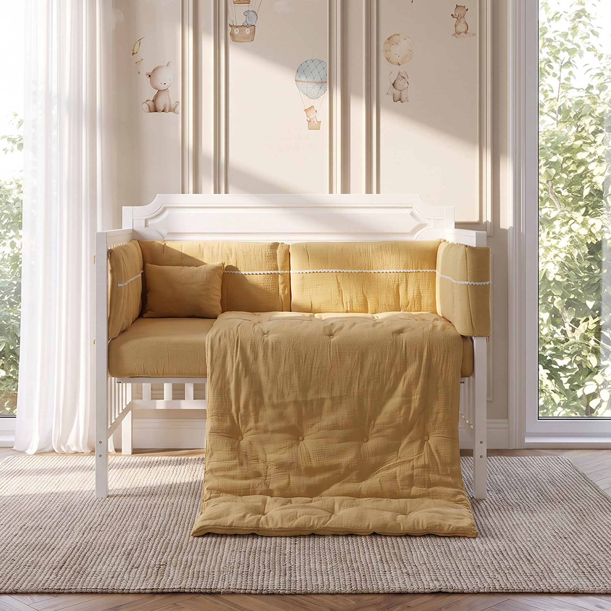 Juniors 5-Piece Muslin Bedding Set-baby-nursery-babybedding-image-2