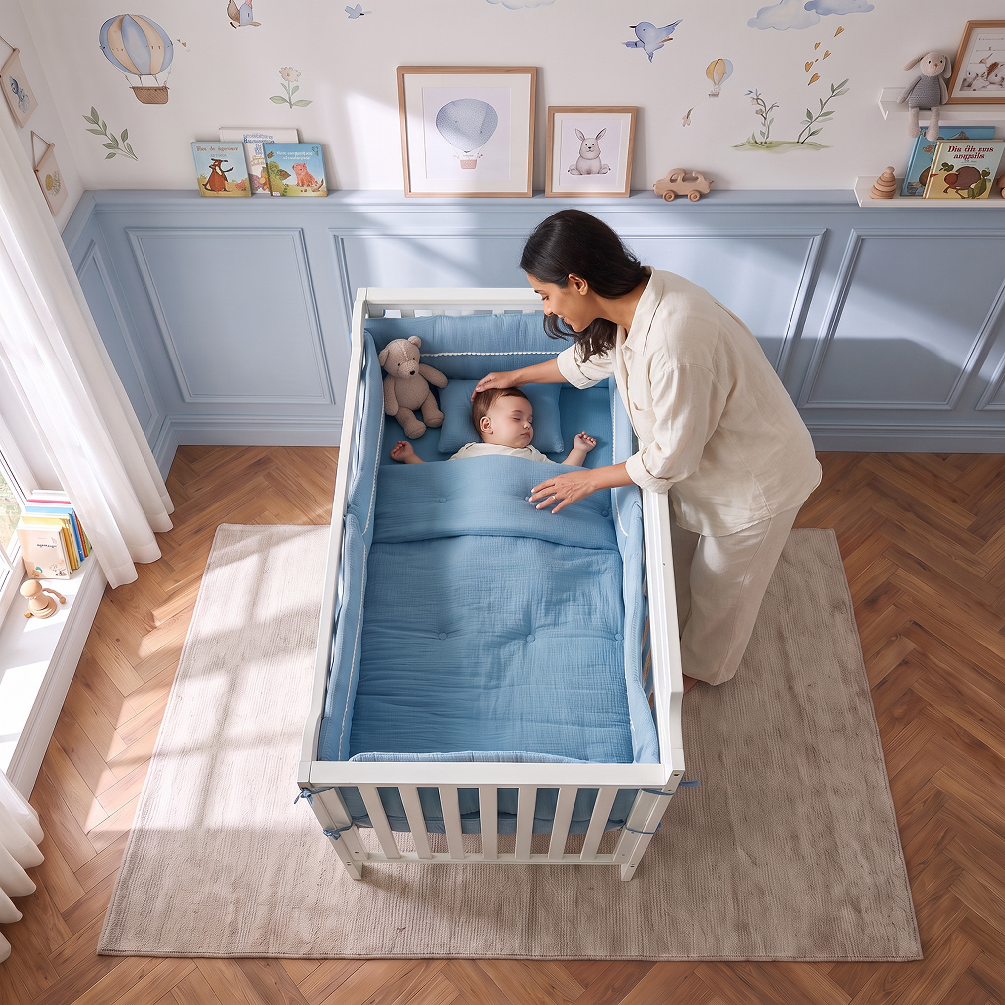 Juniors 5-Piece Muslin Bedding Set-baby-nursery-babybedding-image-10