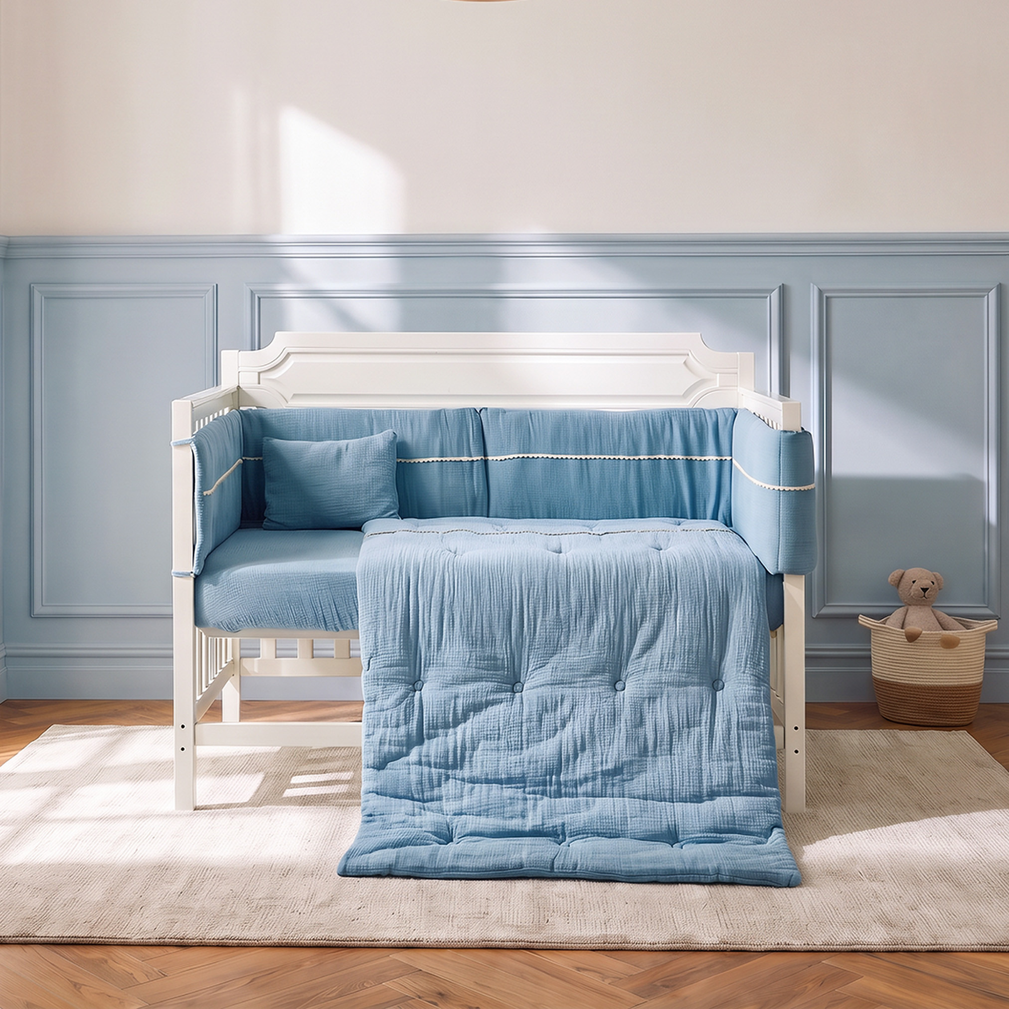 Juniors 5-Piece Muslin Bedding Set-baby-nursery-babybedding-image-3